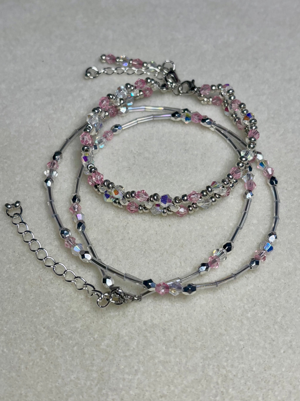 Handmade Beaded Necklace and Bracelet Set