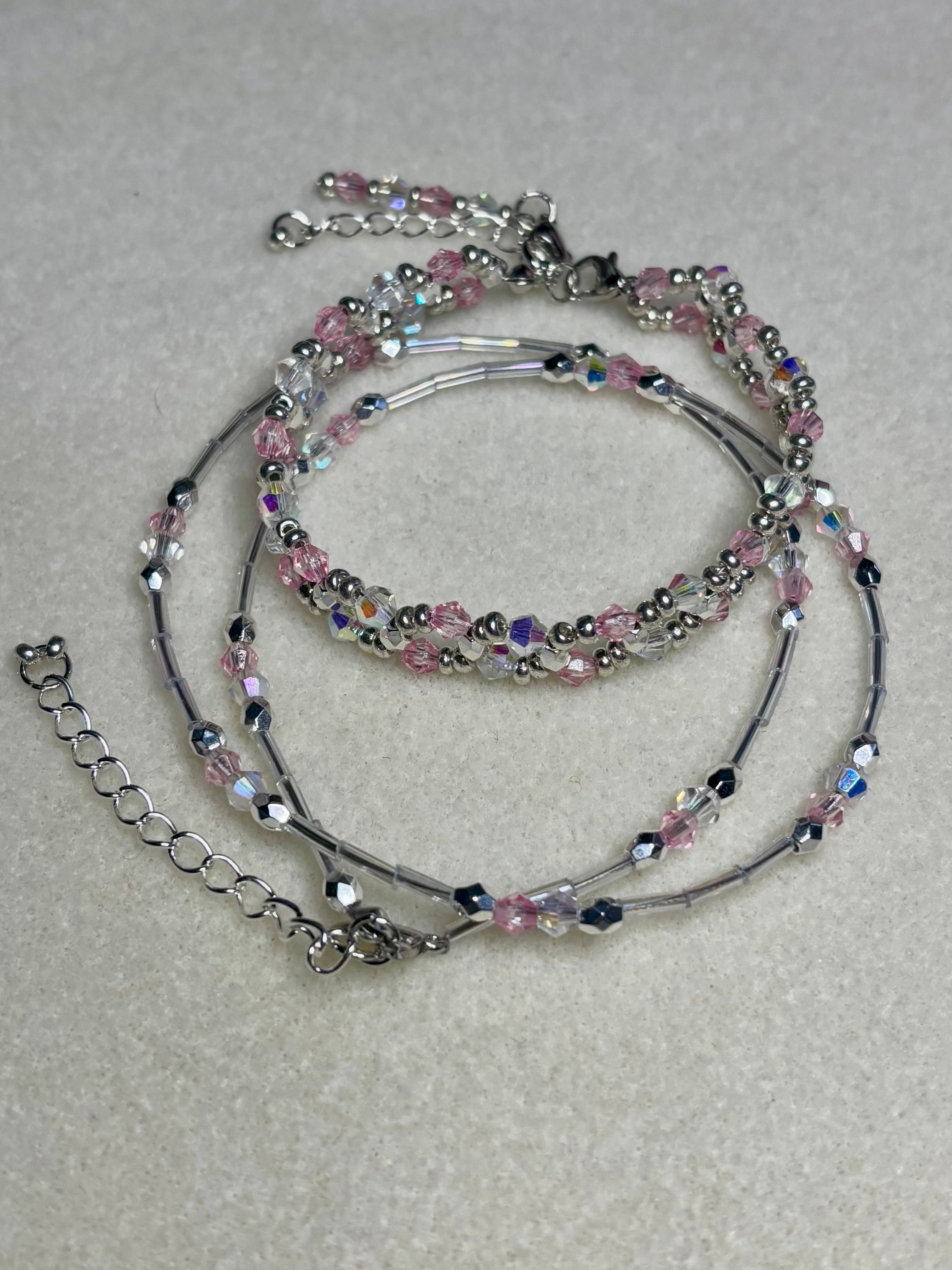 Handmade Beaded Necklace and Bracelet Set