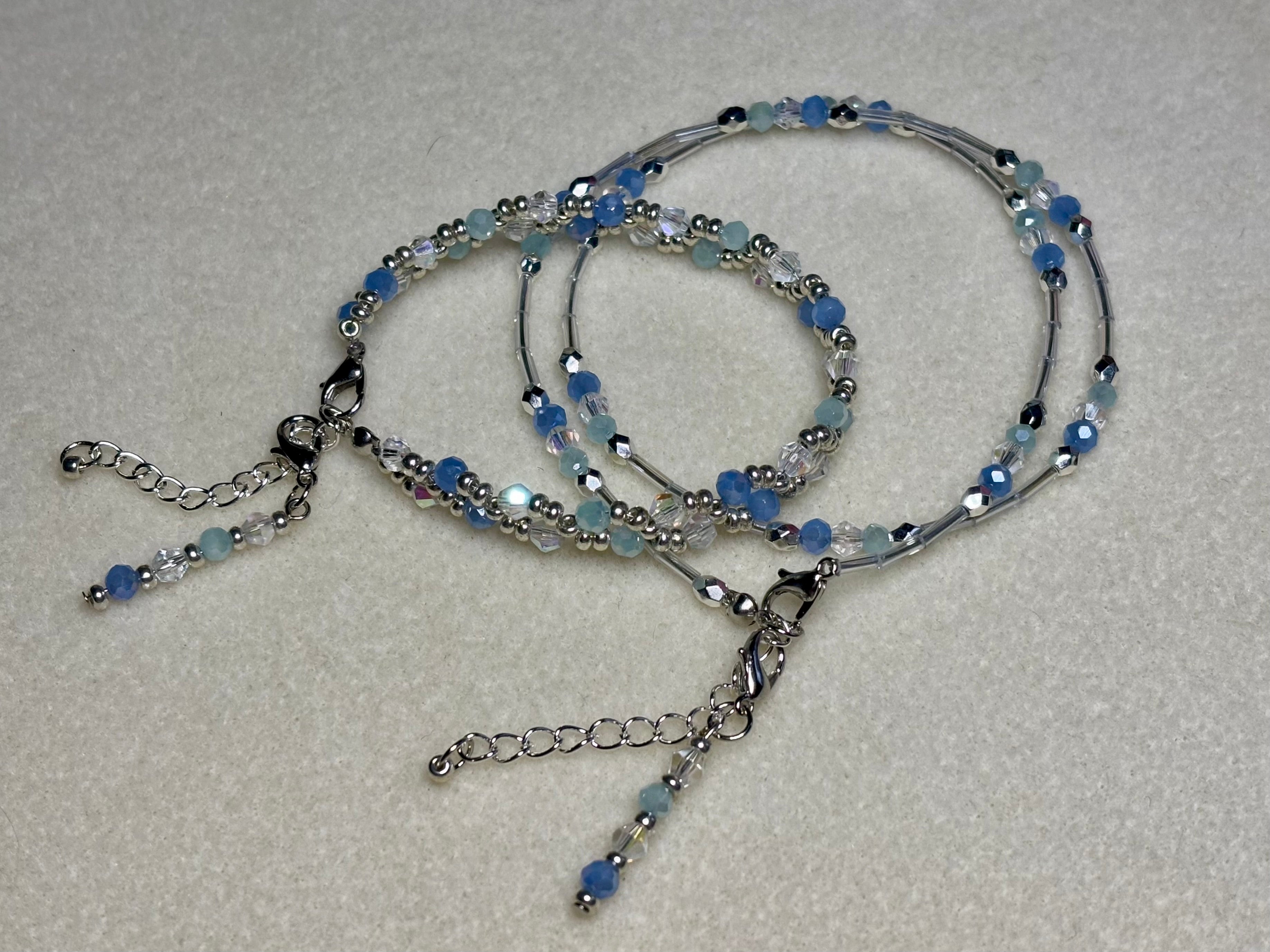 Handmade Beaded Necklace and Bracelet Set