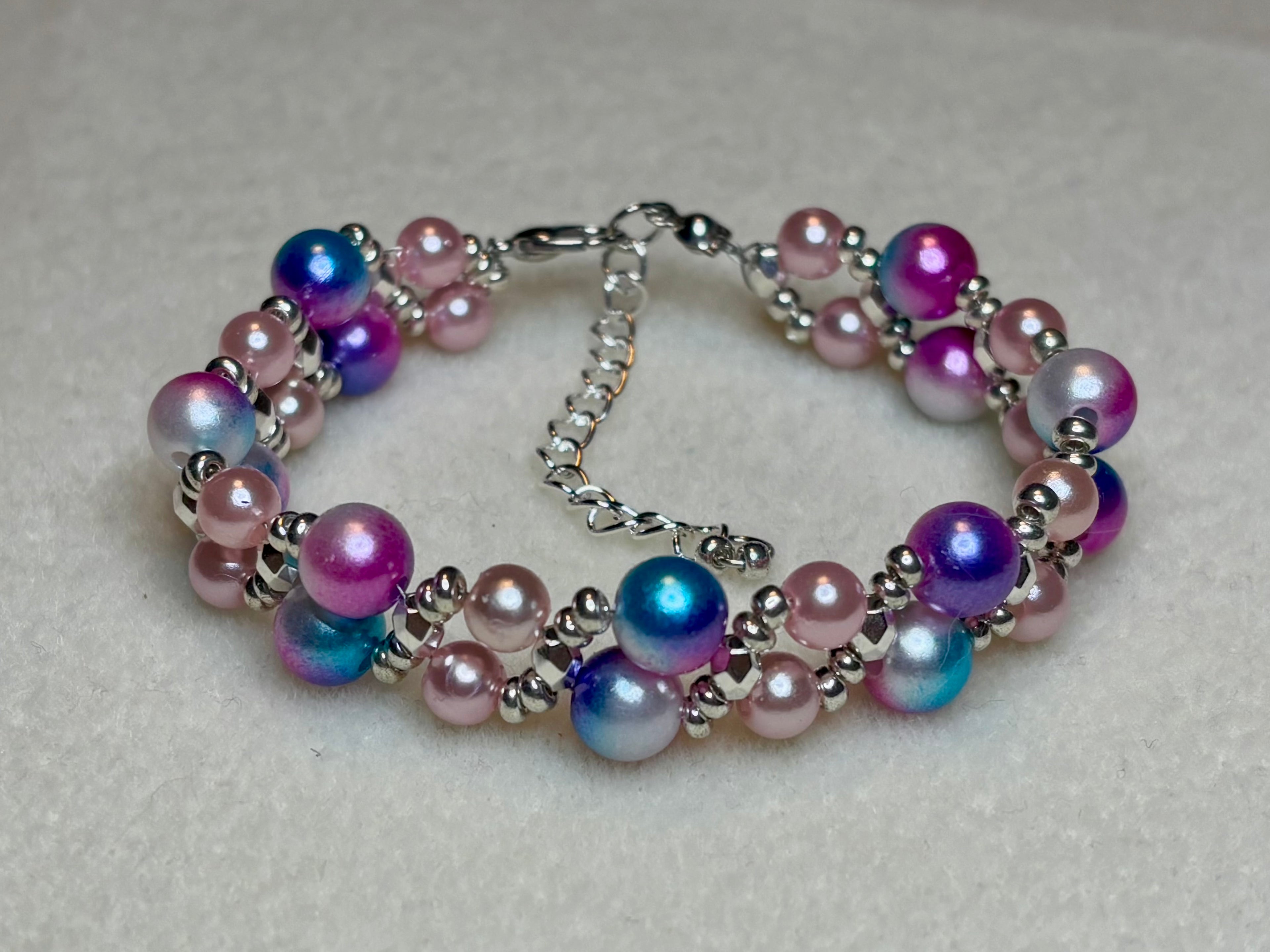 Handmade Beaded Bracelet Multi-colored