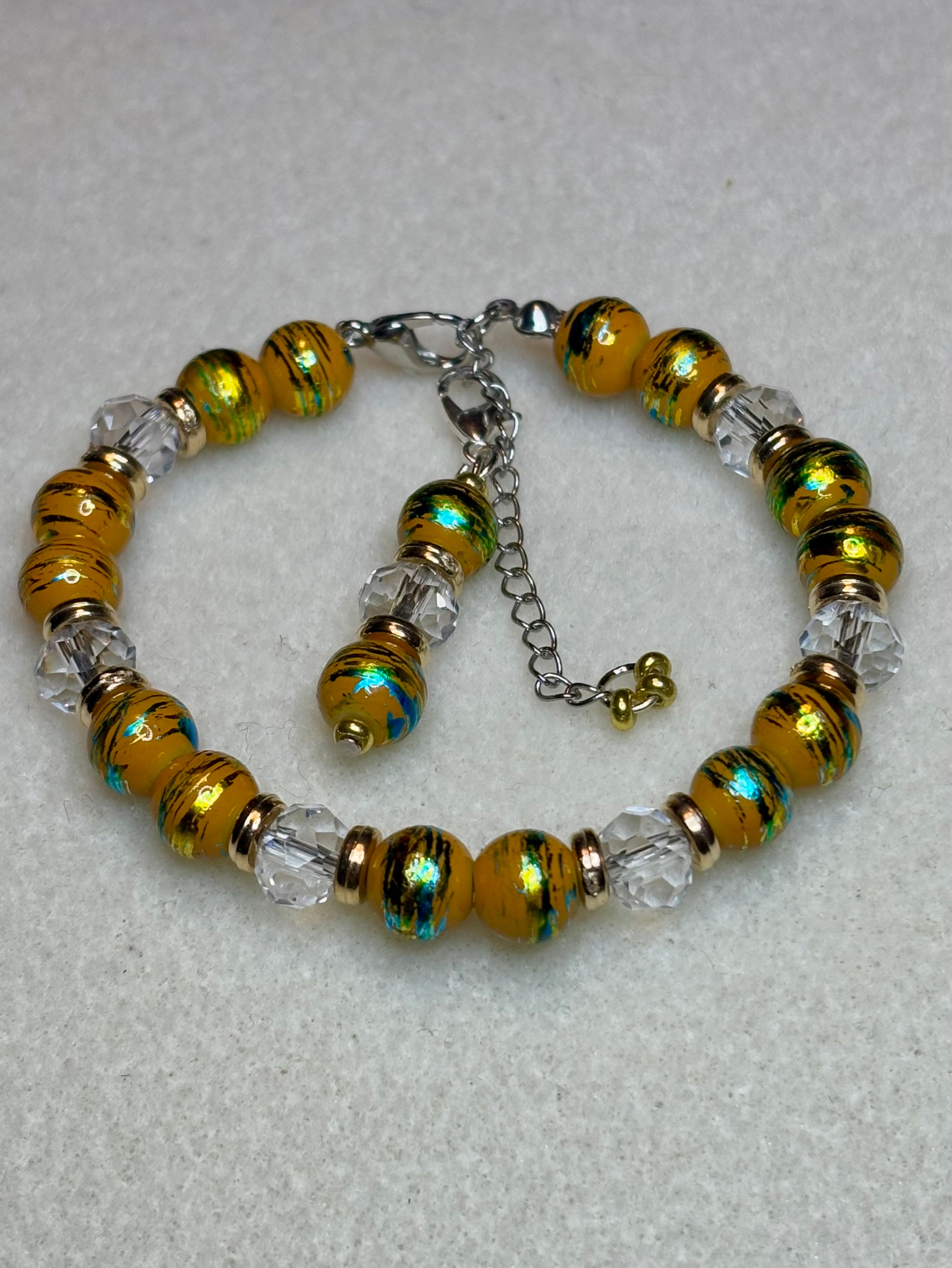 Handmade Beaded Bracelet Multi-colored