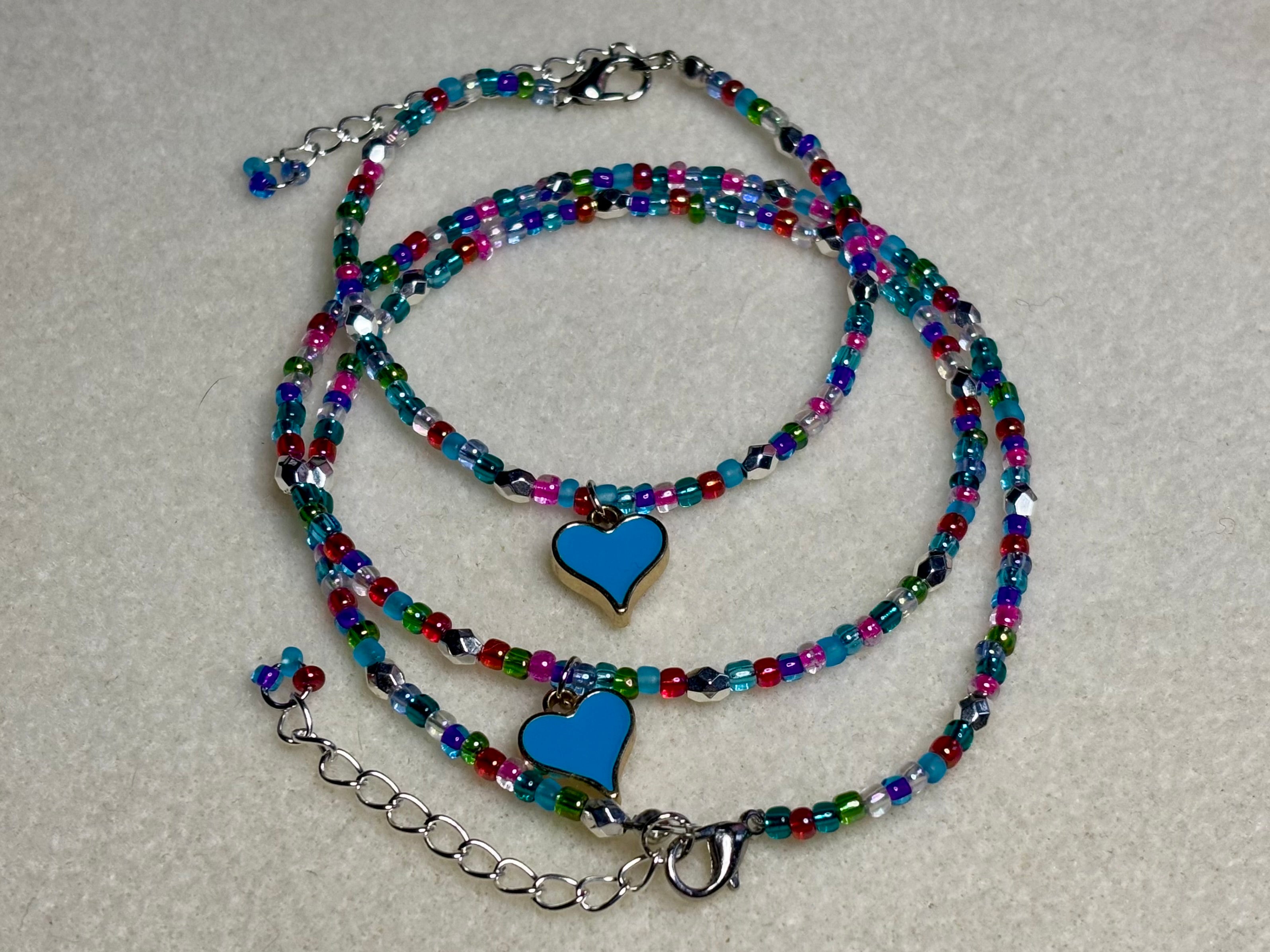 Handmade Beaded Necklace and Bracelet Set