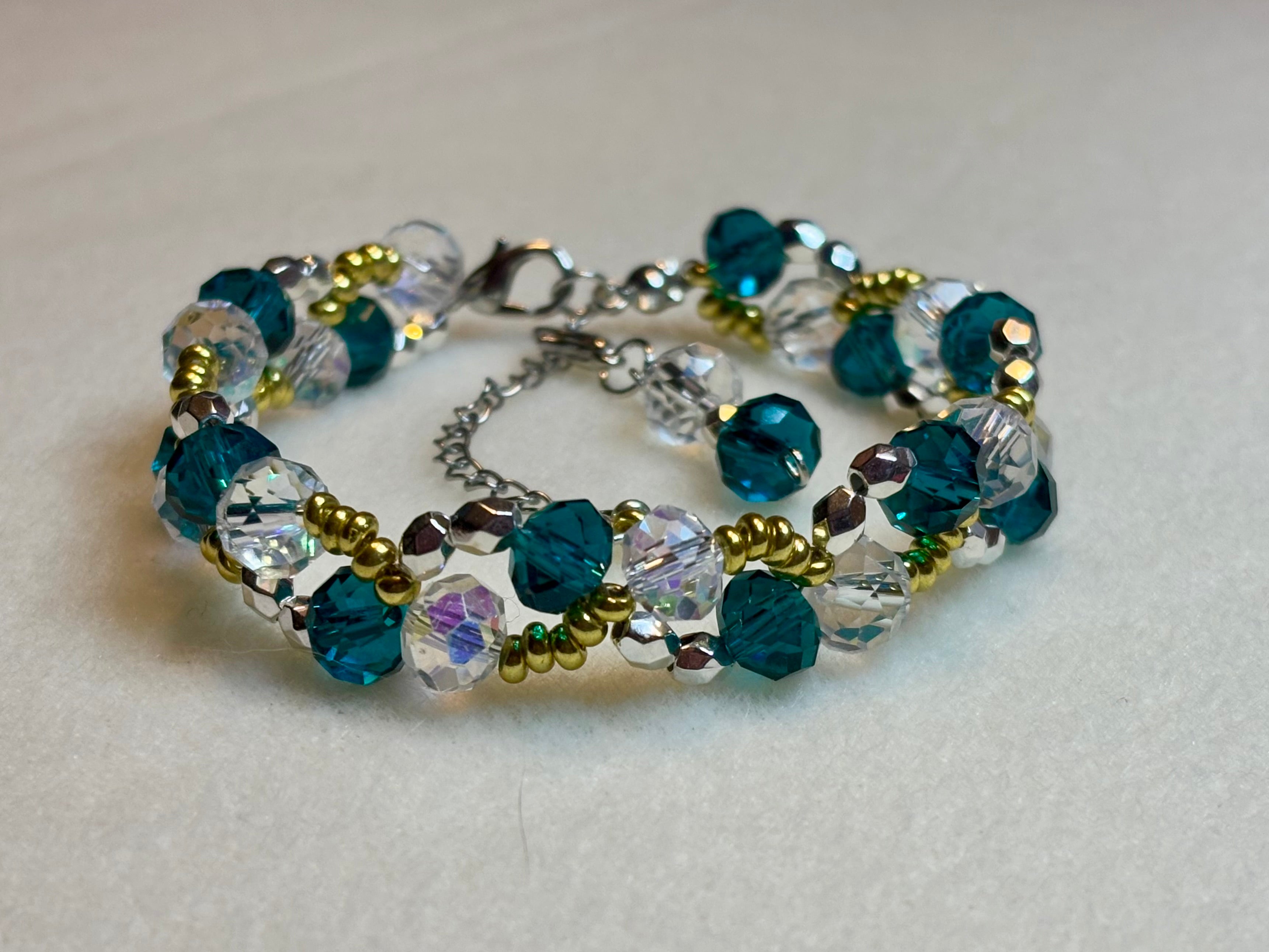 Handmade Beaded Bracelet Multi-colored