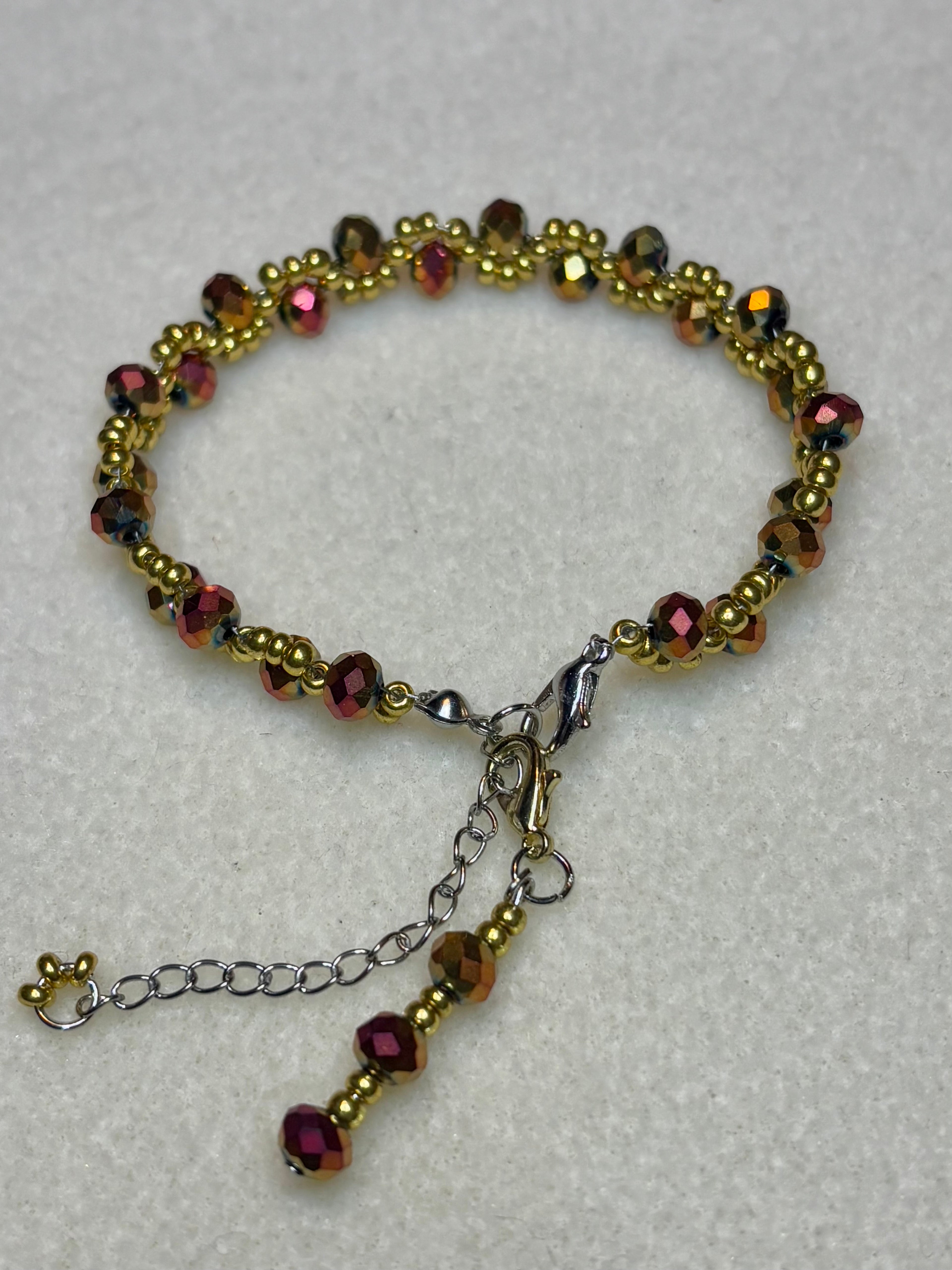 Handmade Beaded Bracelet Multi-colored