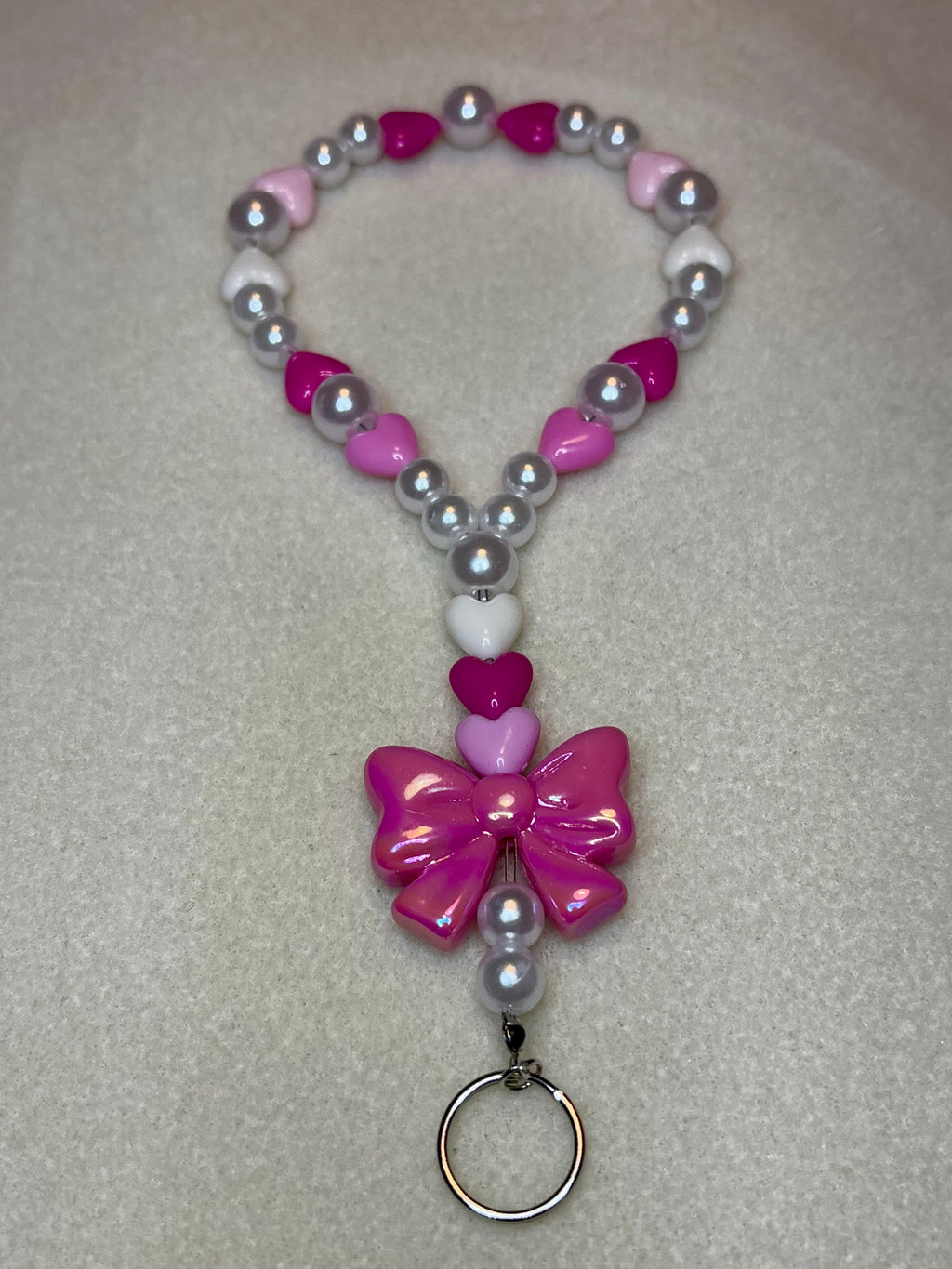 Handmade Holiday Wristlet / Keychain