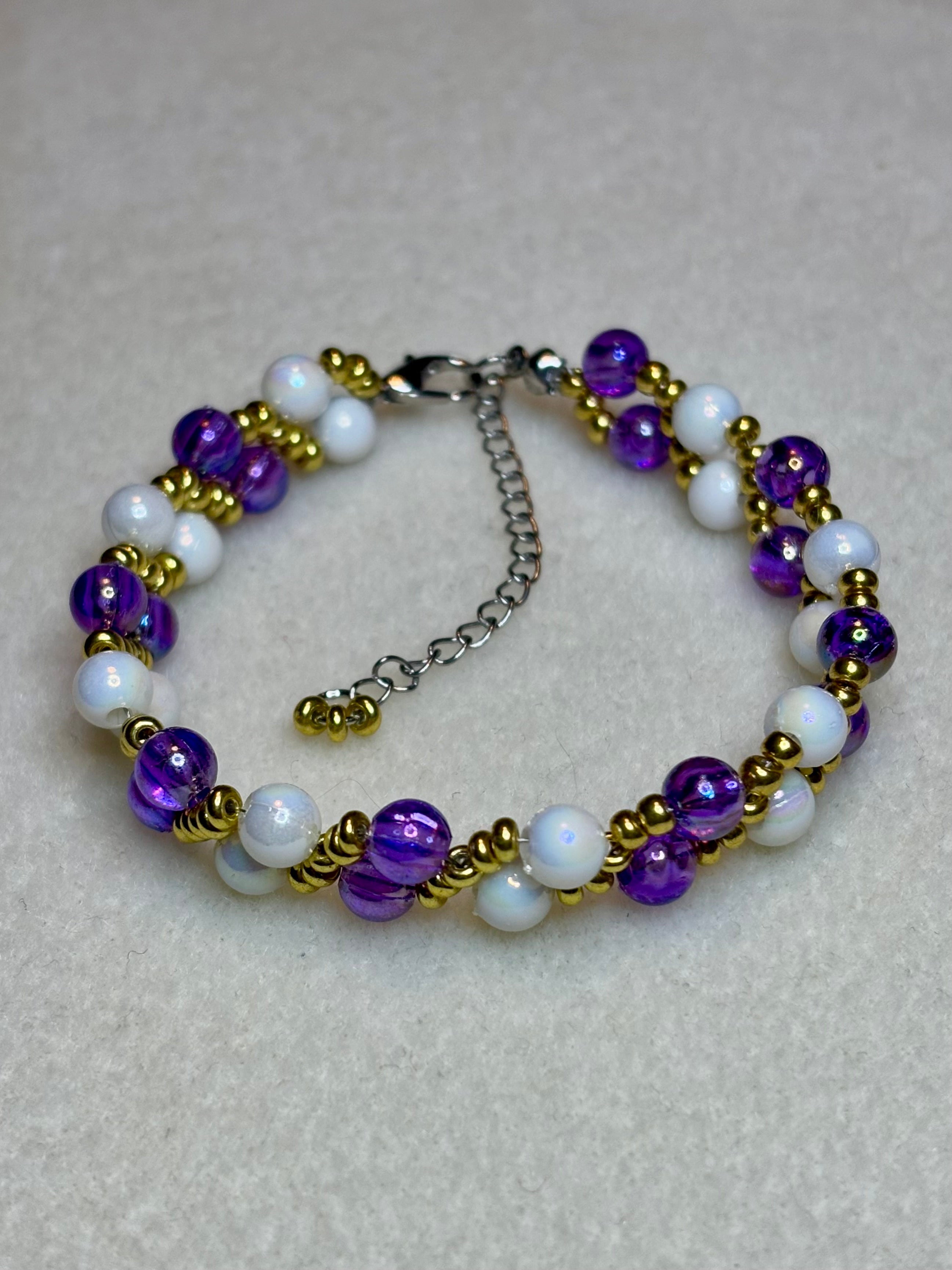 Handmade Beaded Bracelet Multi-colored