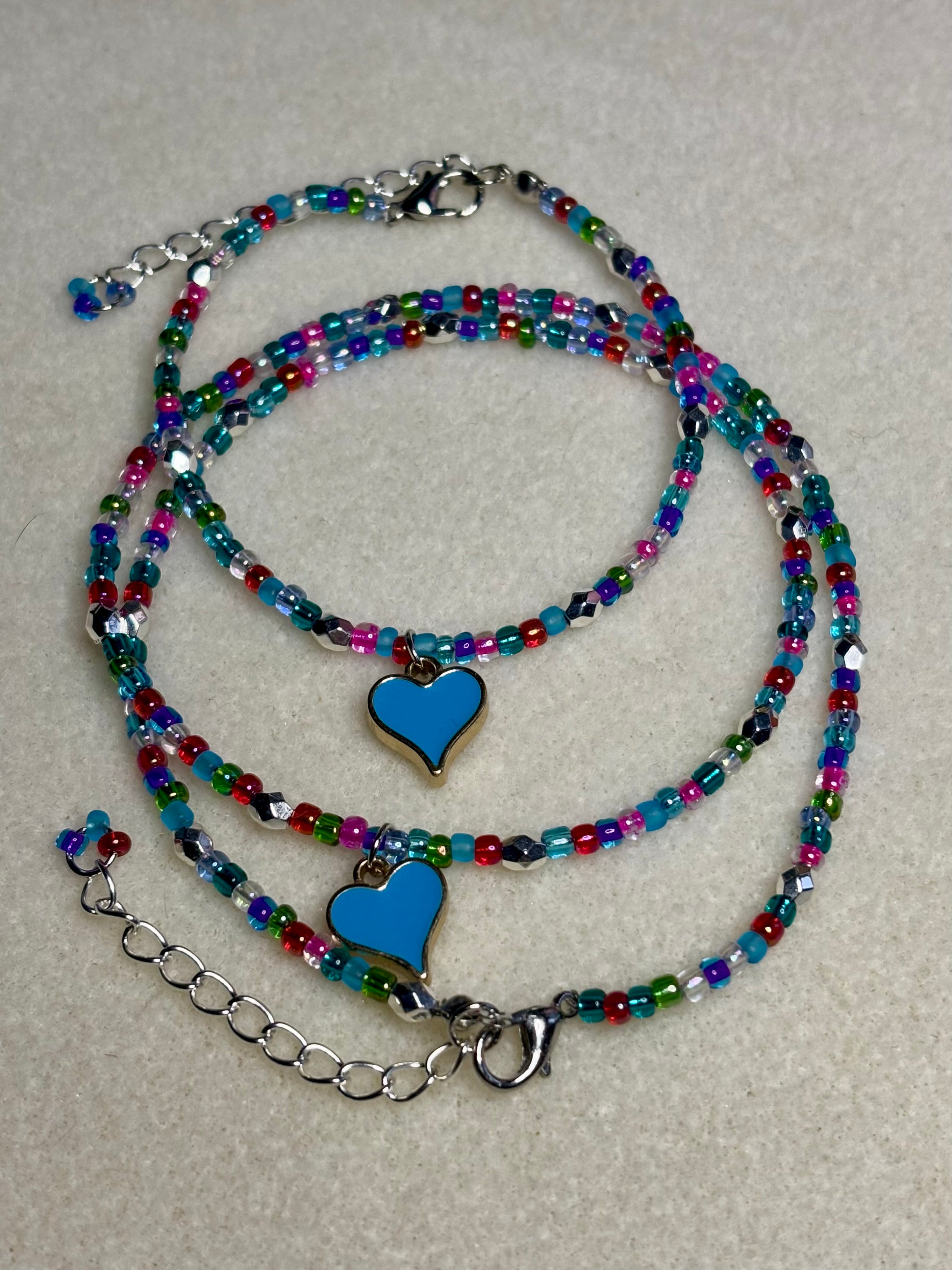 Handmade Beaded Necklace and Bracelet Set
