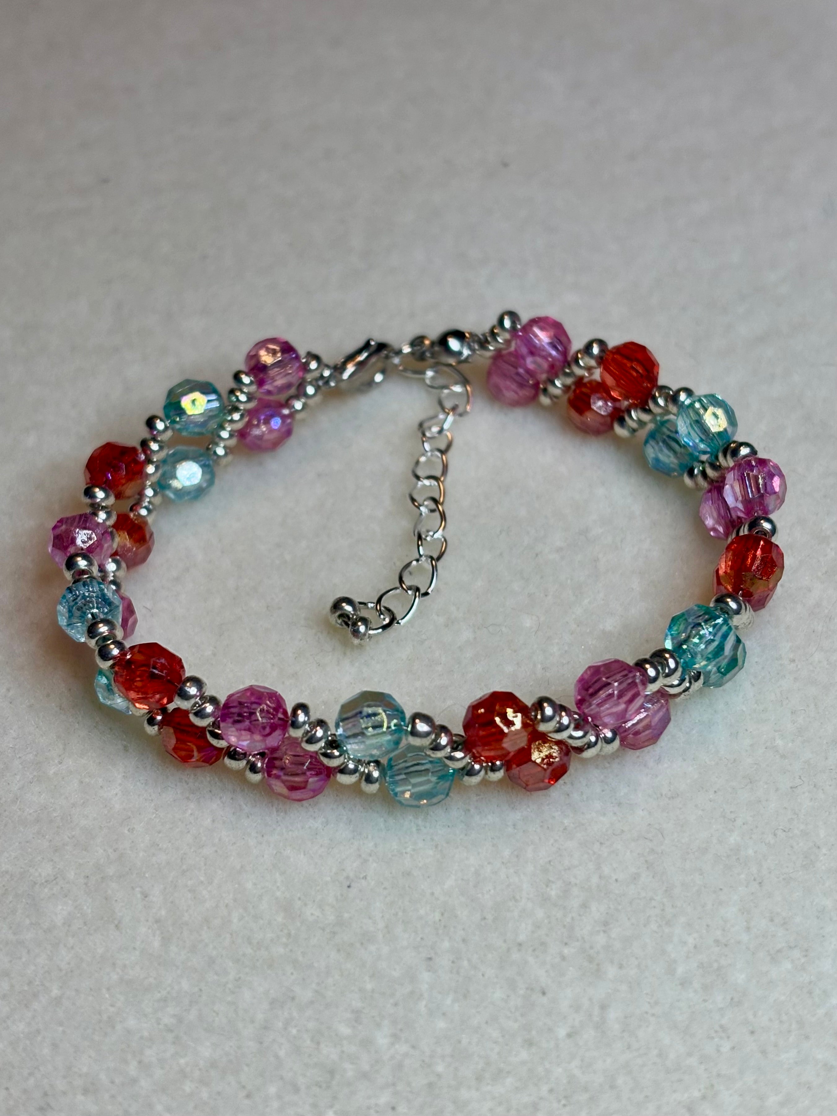 Handmade Beaded Bracelet Multi-colored