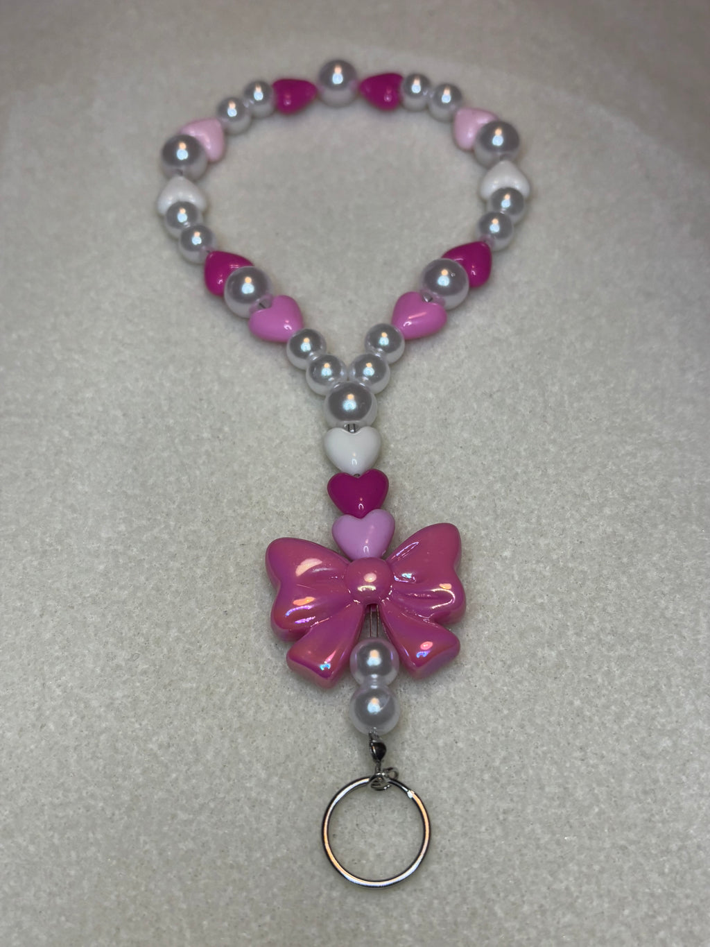 Handmade Holiday Wristlet / Keychain