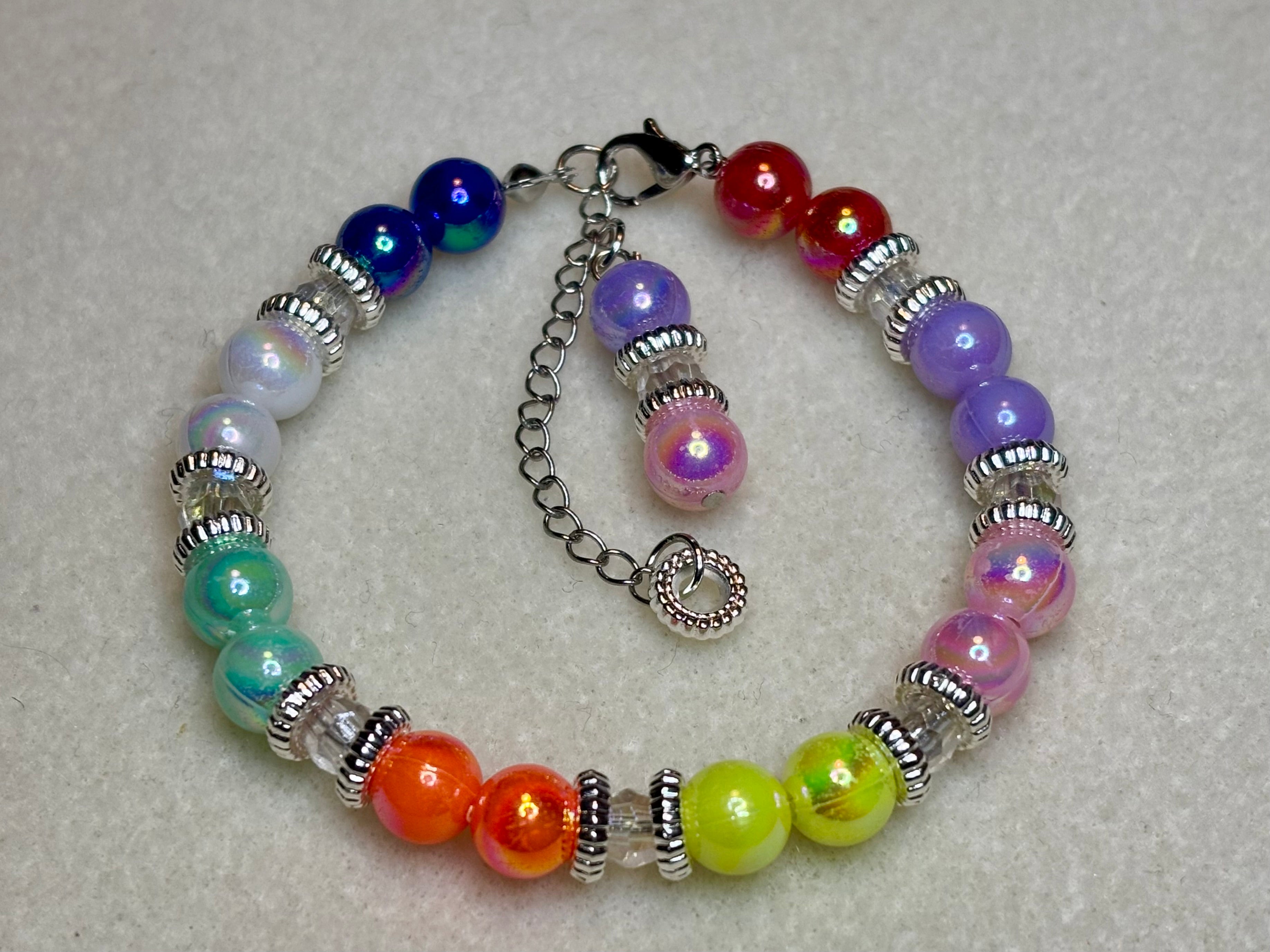 Handmade Beaded Bracelet Multi-colored