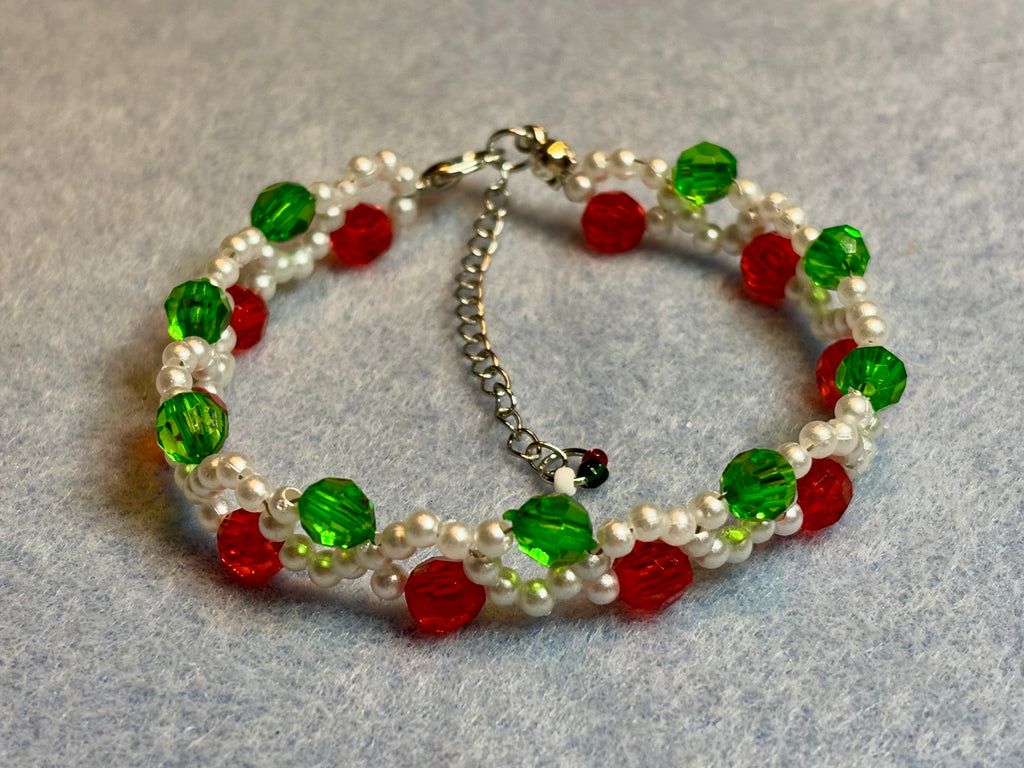 Handmade Holiday Bracelet