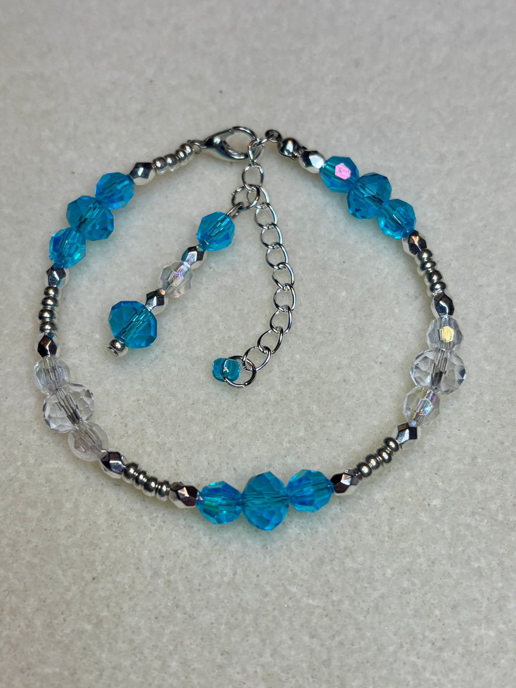 Handmade Beaded Holiday Necklace and Bracelet Set