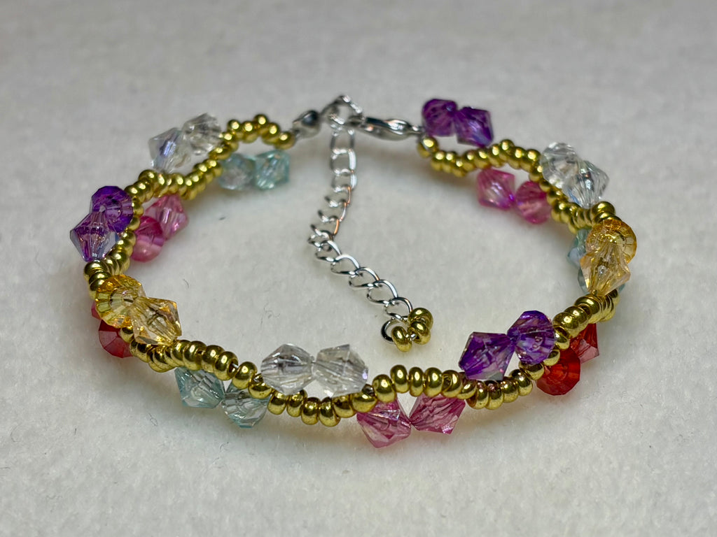 Handmade Beaded Bracelet Multi-colored