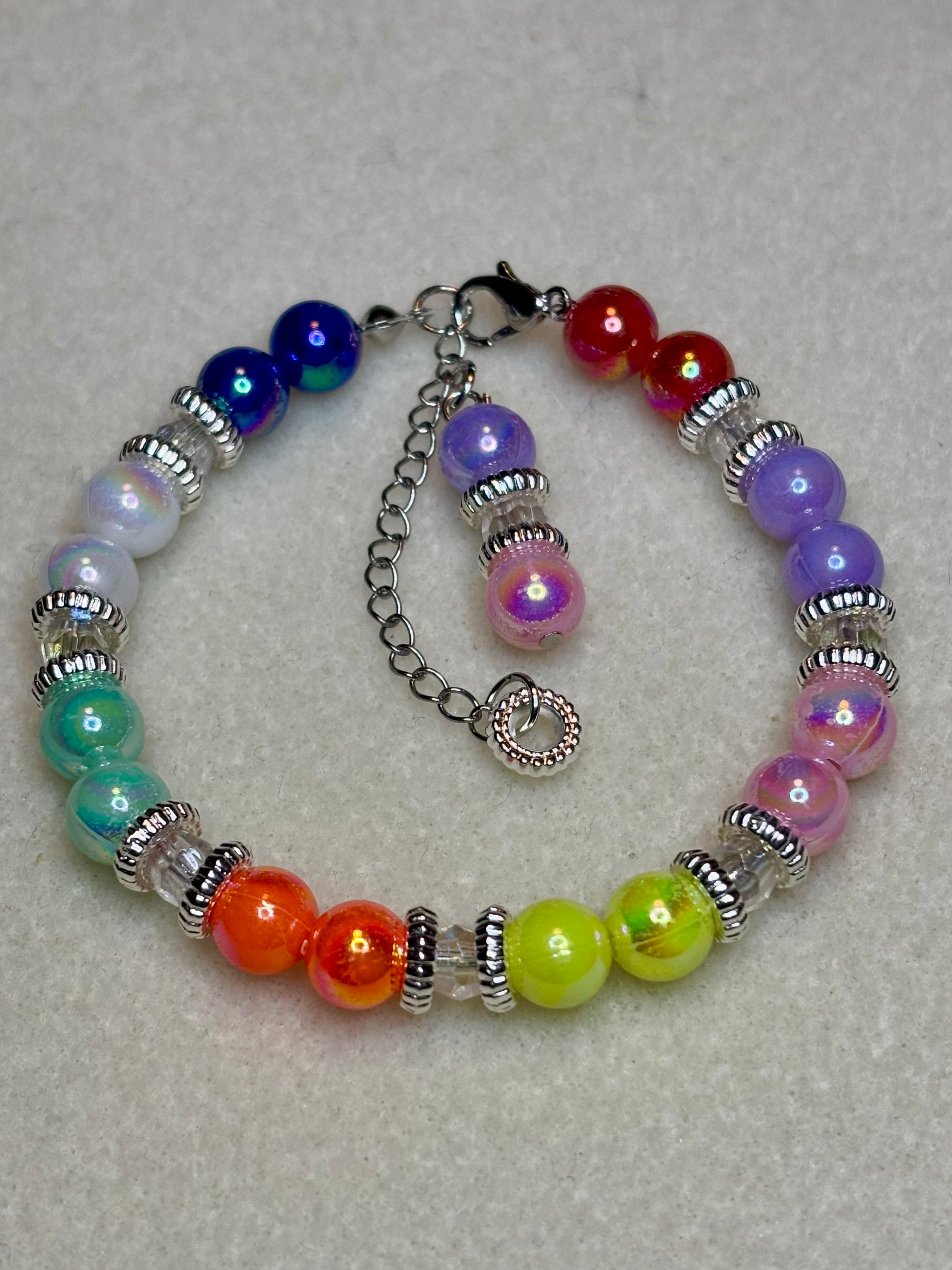 Handmade Beaded Bracelet Multi-colored
