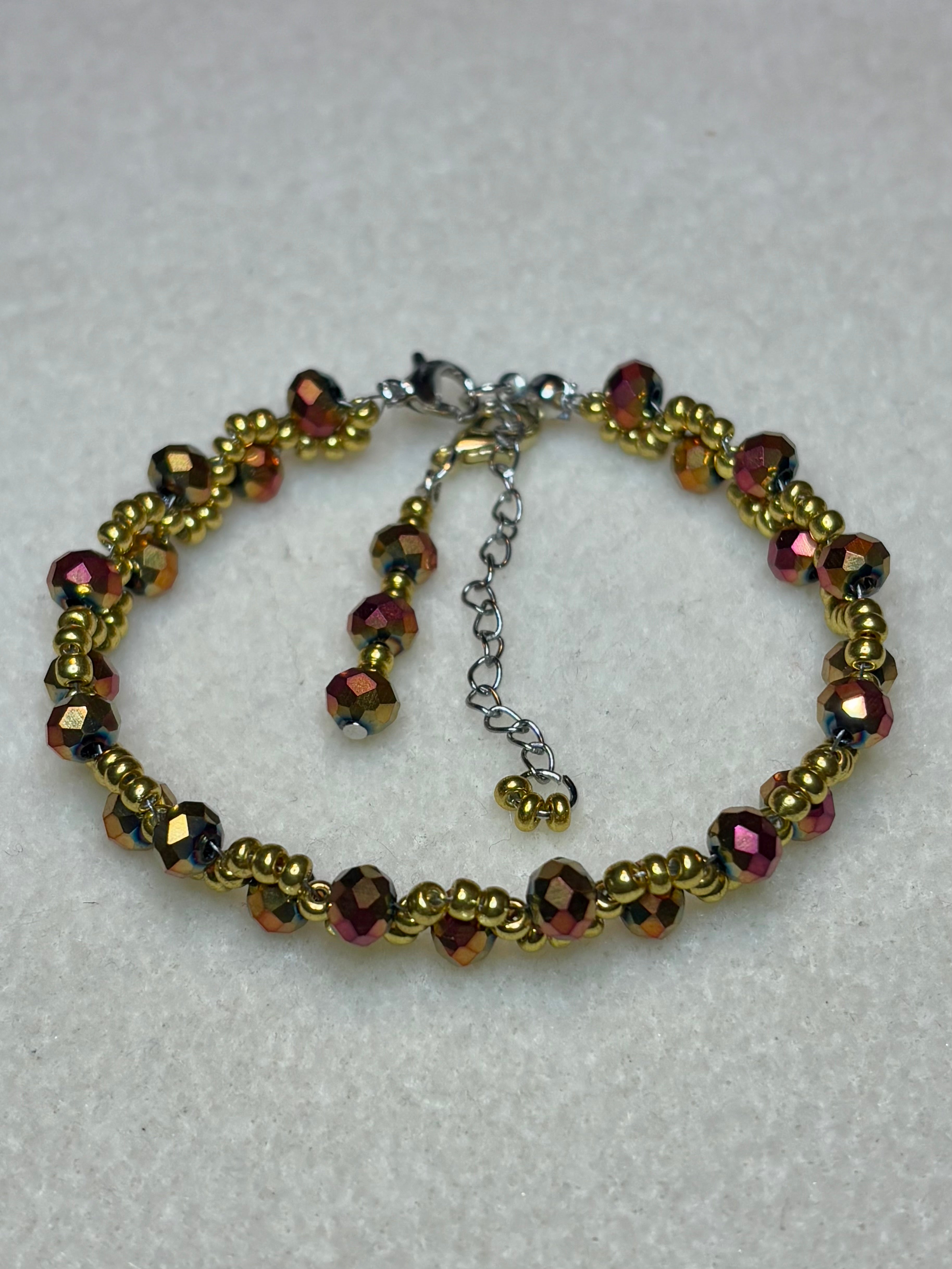 Handmade Beaded Bracelet Multi-colored