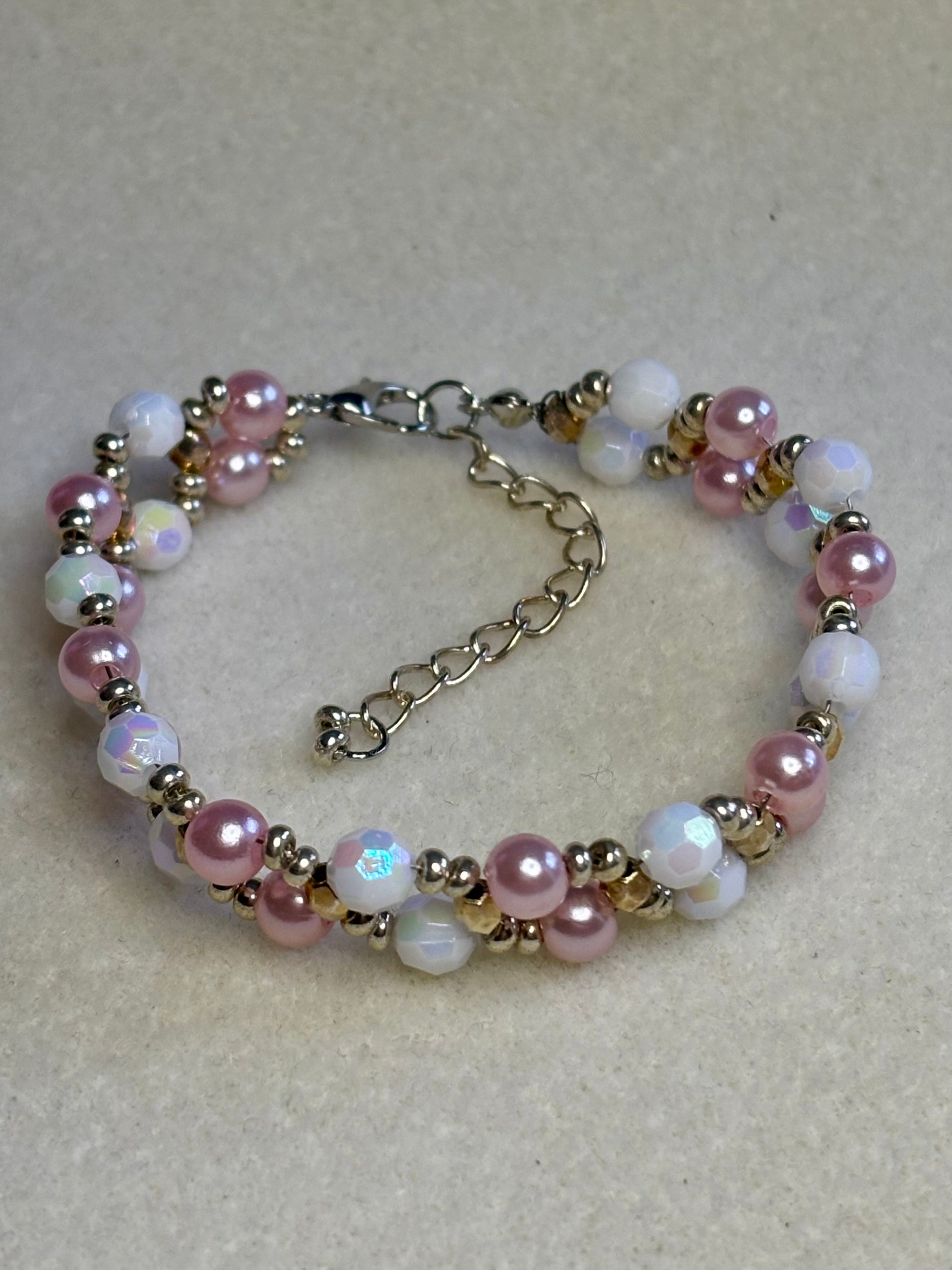 Handmade Beaded Bracelet Multi-colored