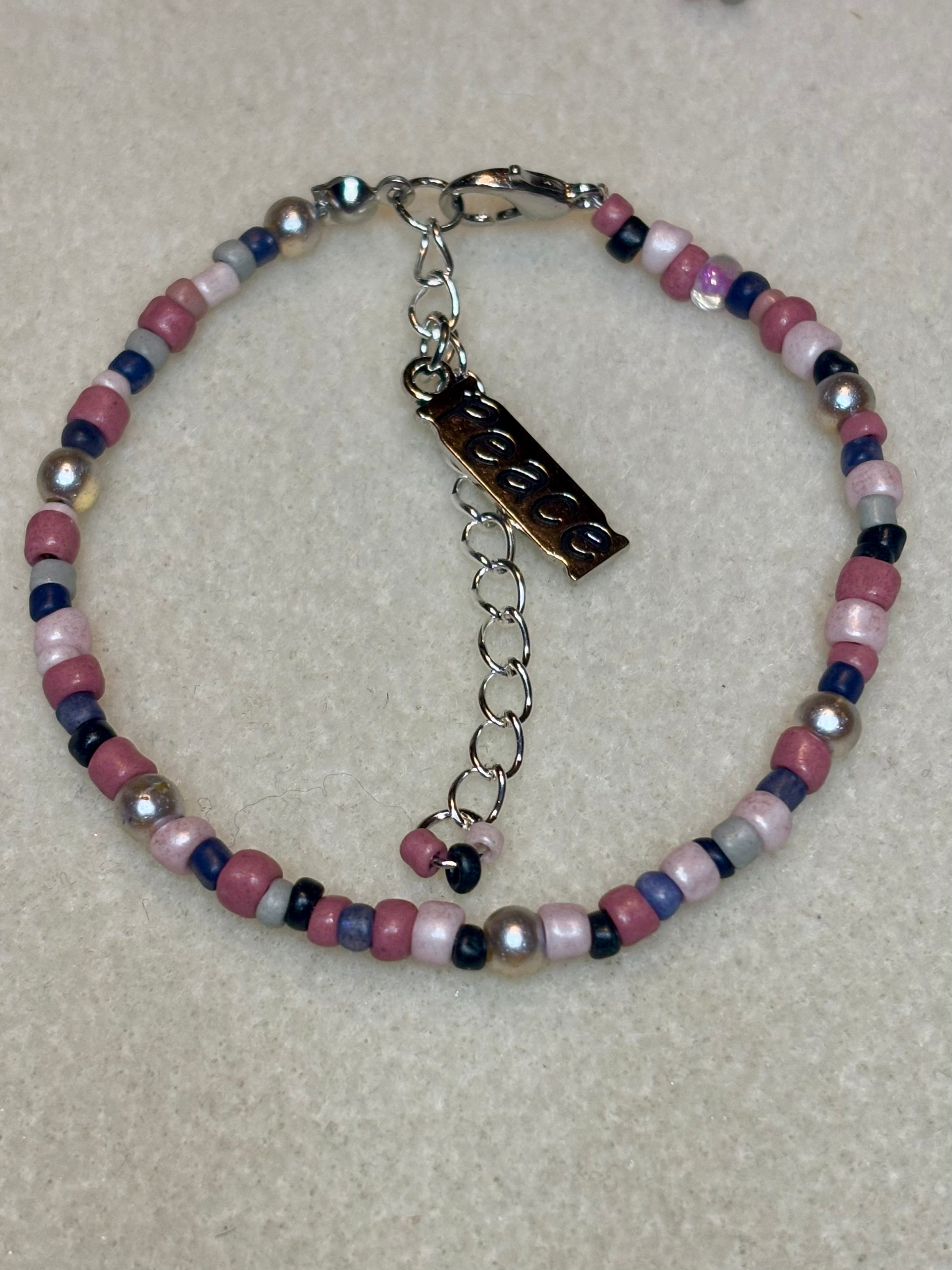 Handmade Beaded Necklace and Bracelet Set