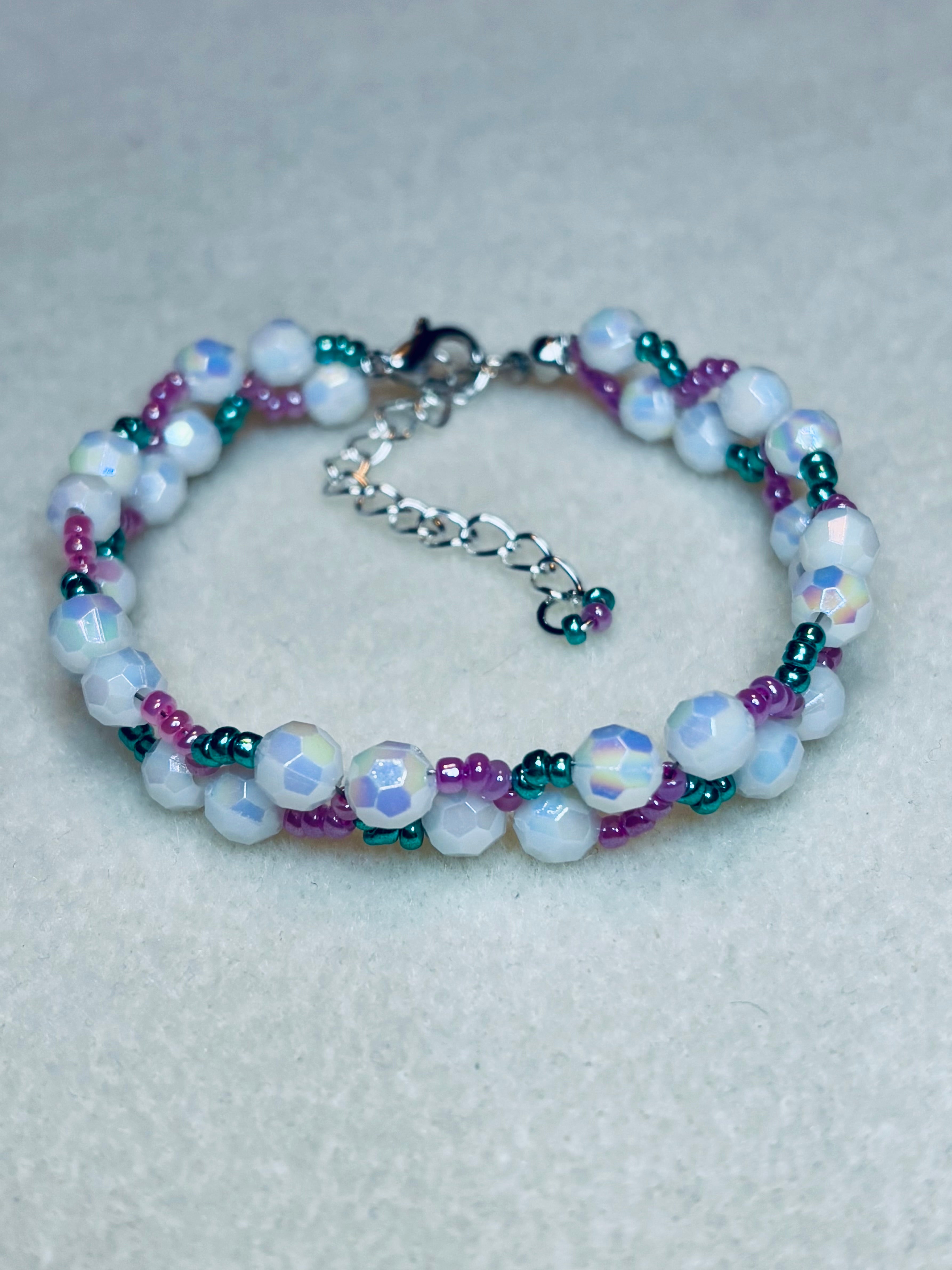 Handmade Beaded Bracelet Multi-colored