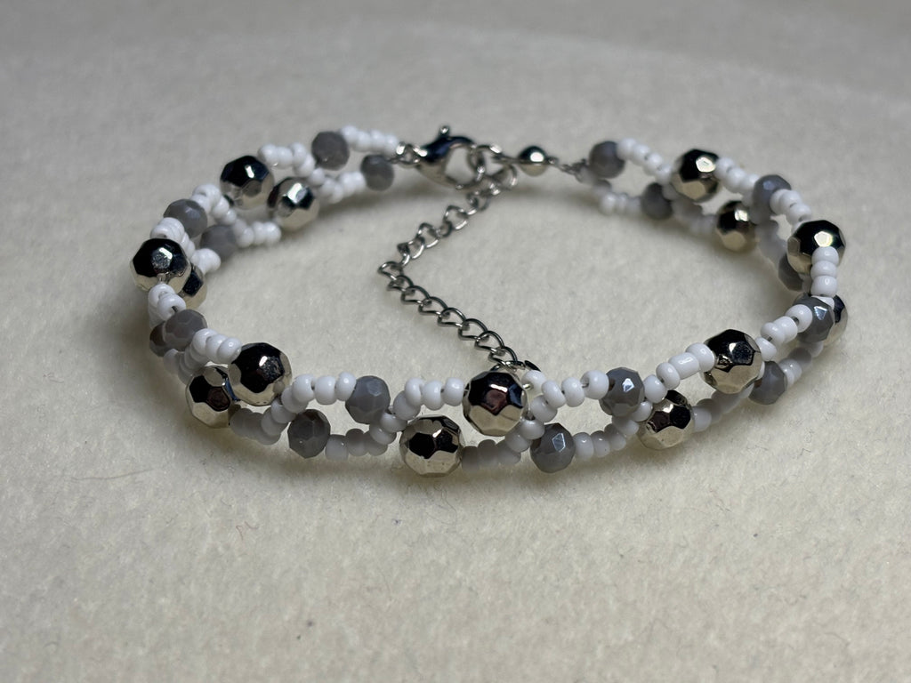 Handmade Beaded Holiday Bracelet