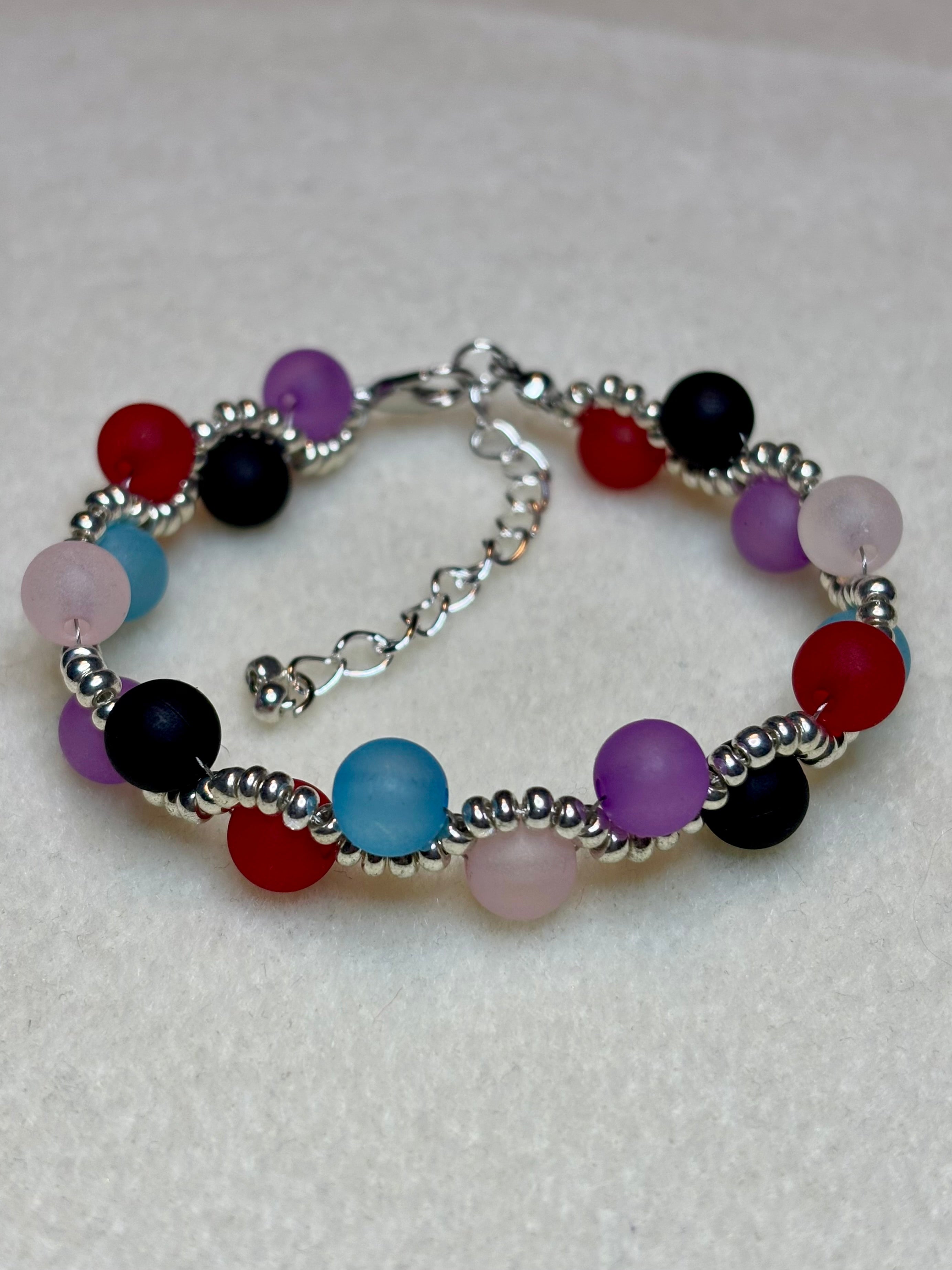 Handmade Beaded Bracelet Multi-colored