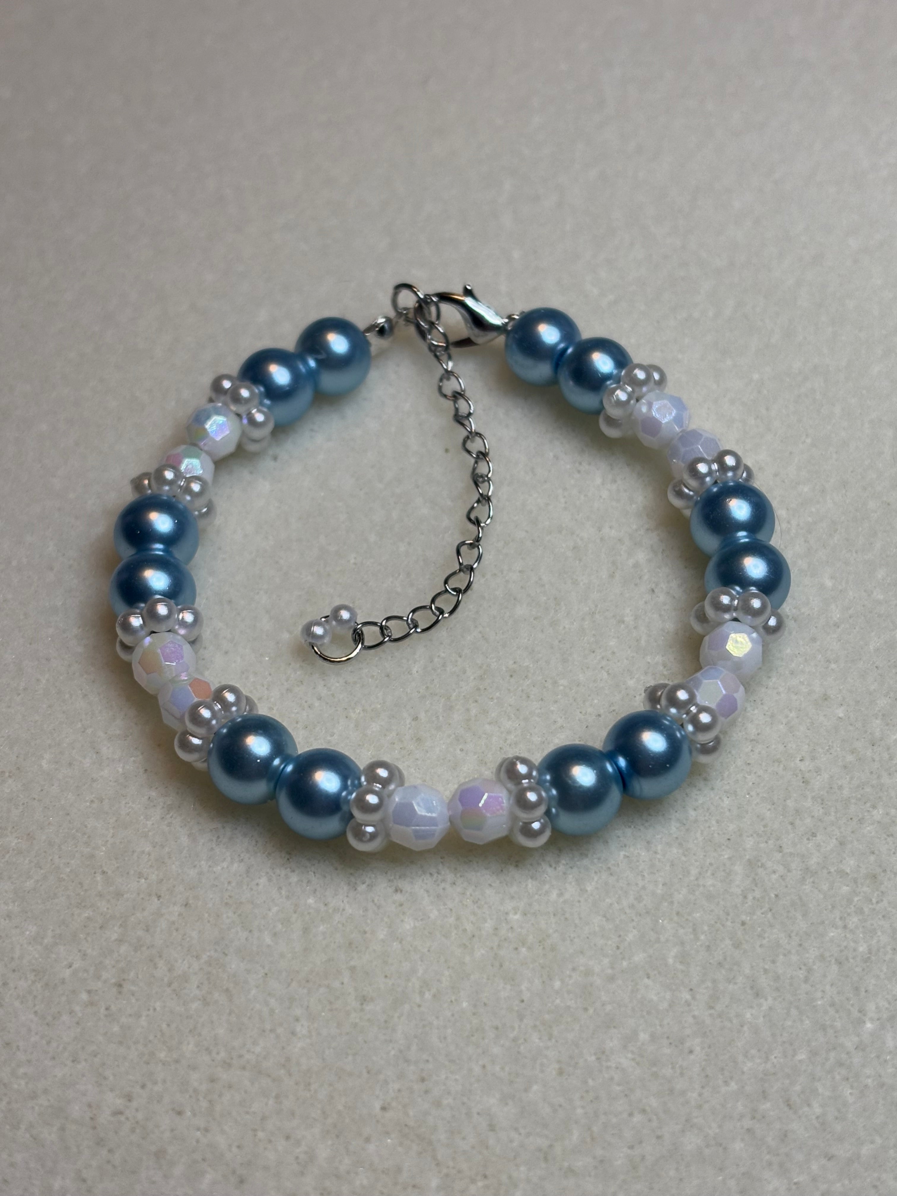 Handmade Beaded Holiday Bracelet