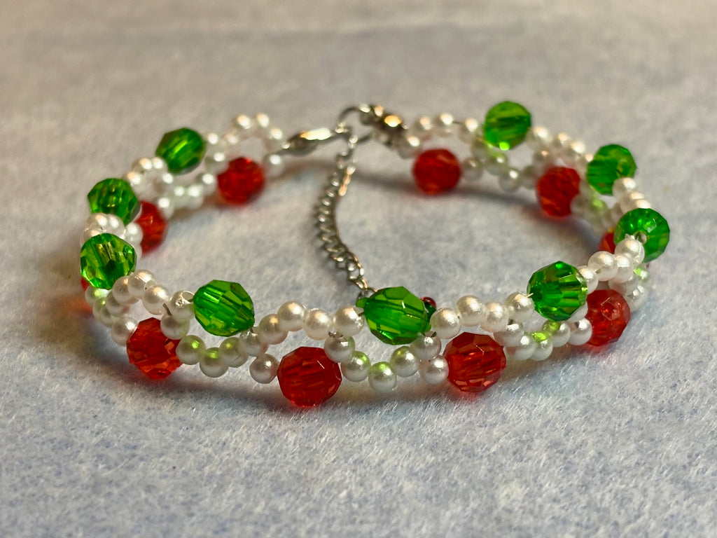 Handmade Holiday Bracelet