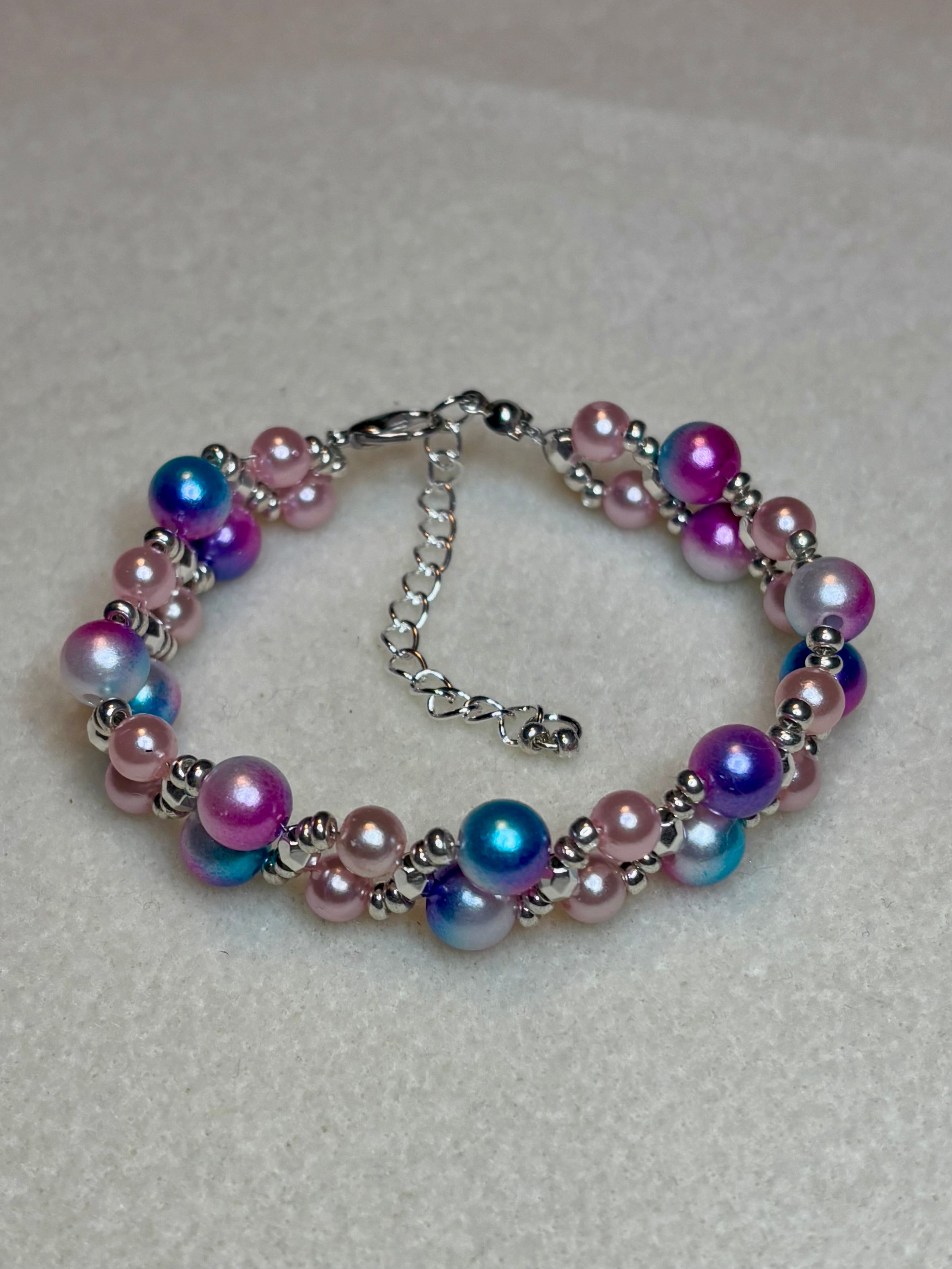 Handmade Beaded Bracelet Multi-colored