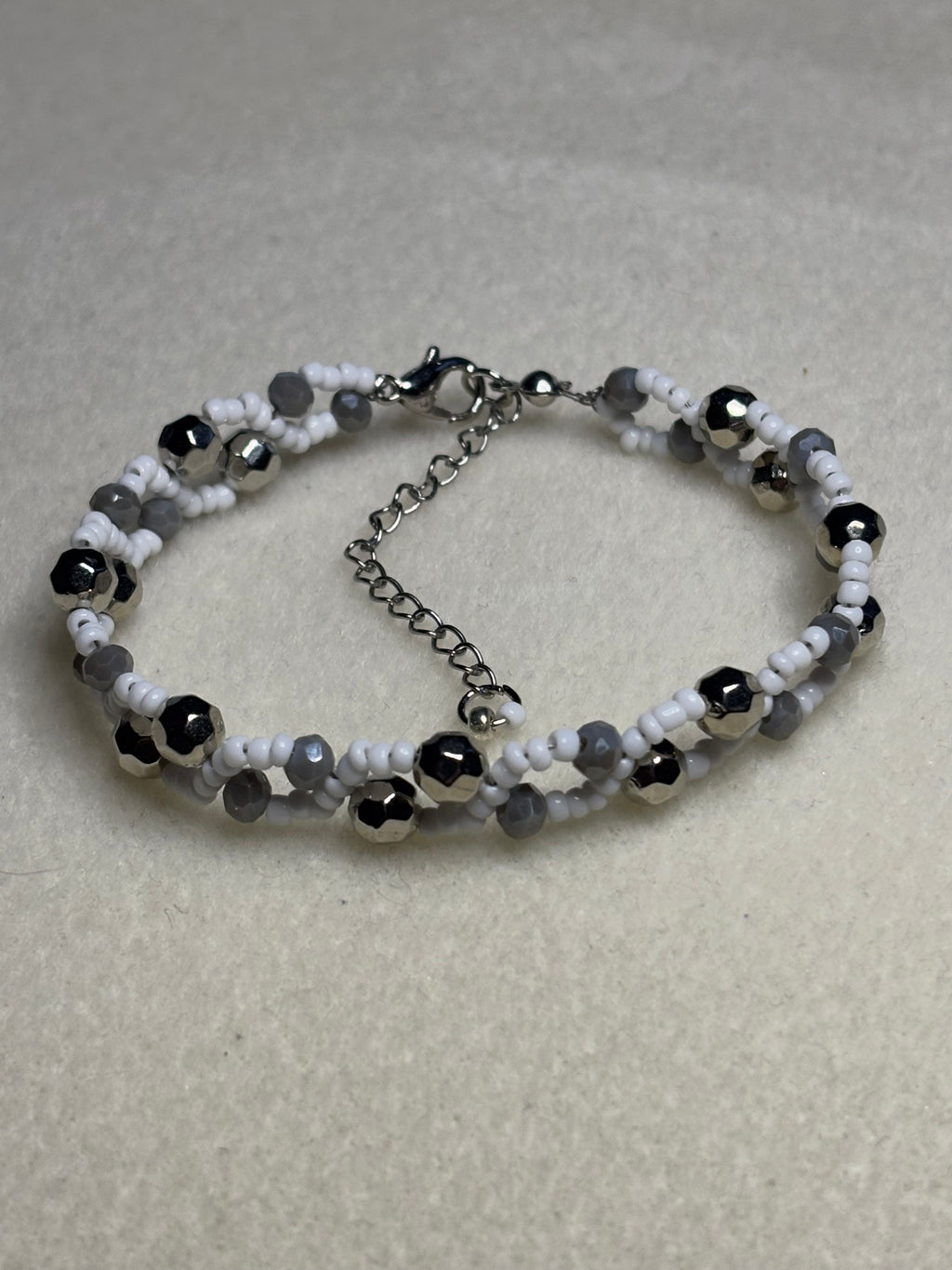 Handmade Beaded Holiday Bracelet