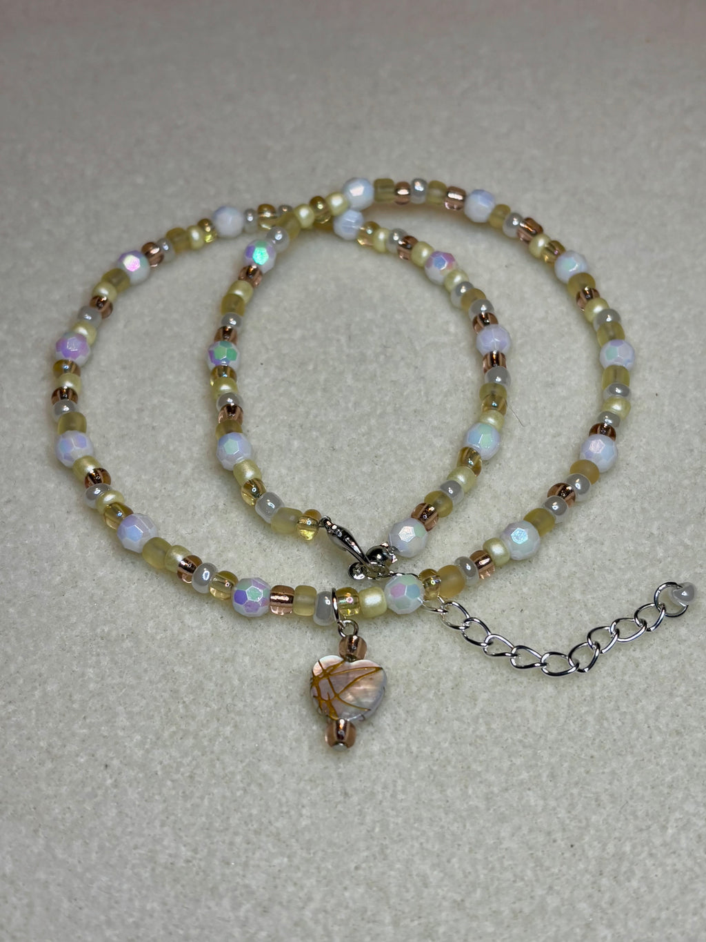 Handmade Beaded Necklace and Bracelet Set