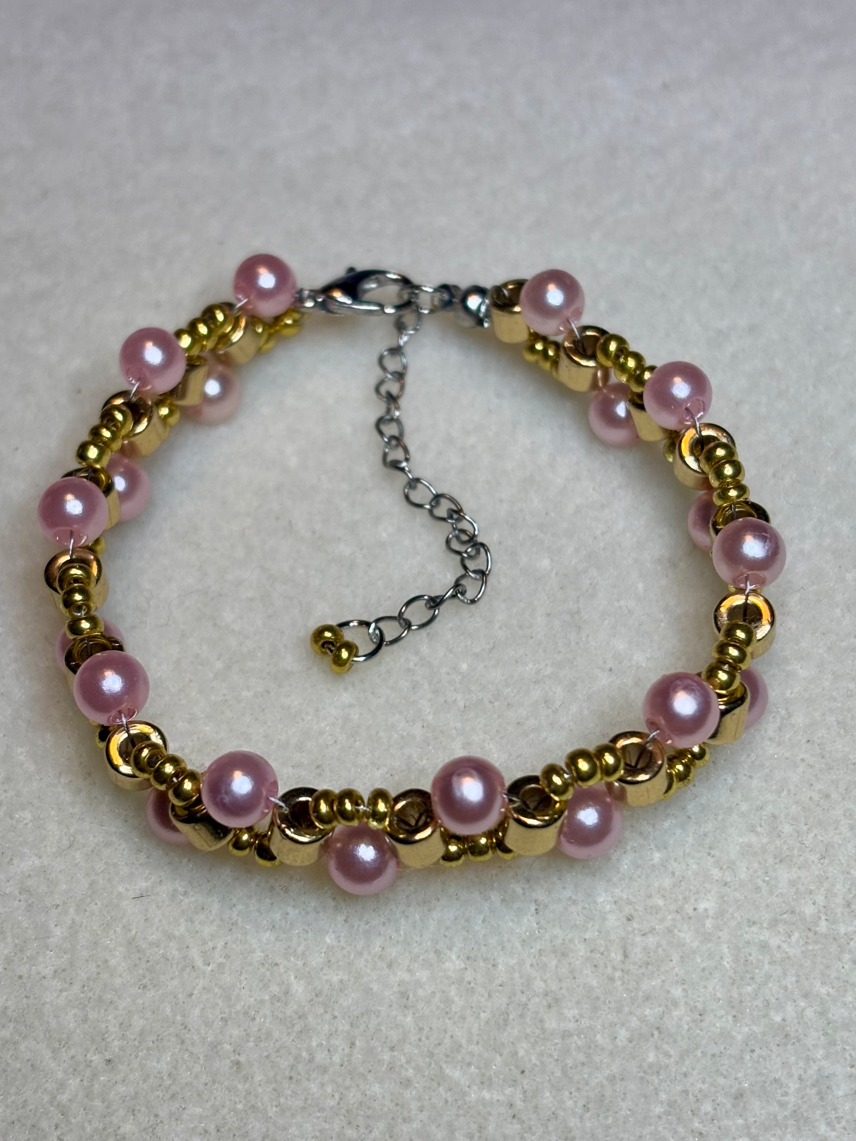 Handmade Beaded Bracelet Multi-colored