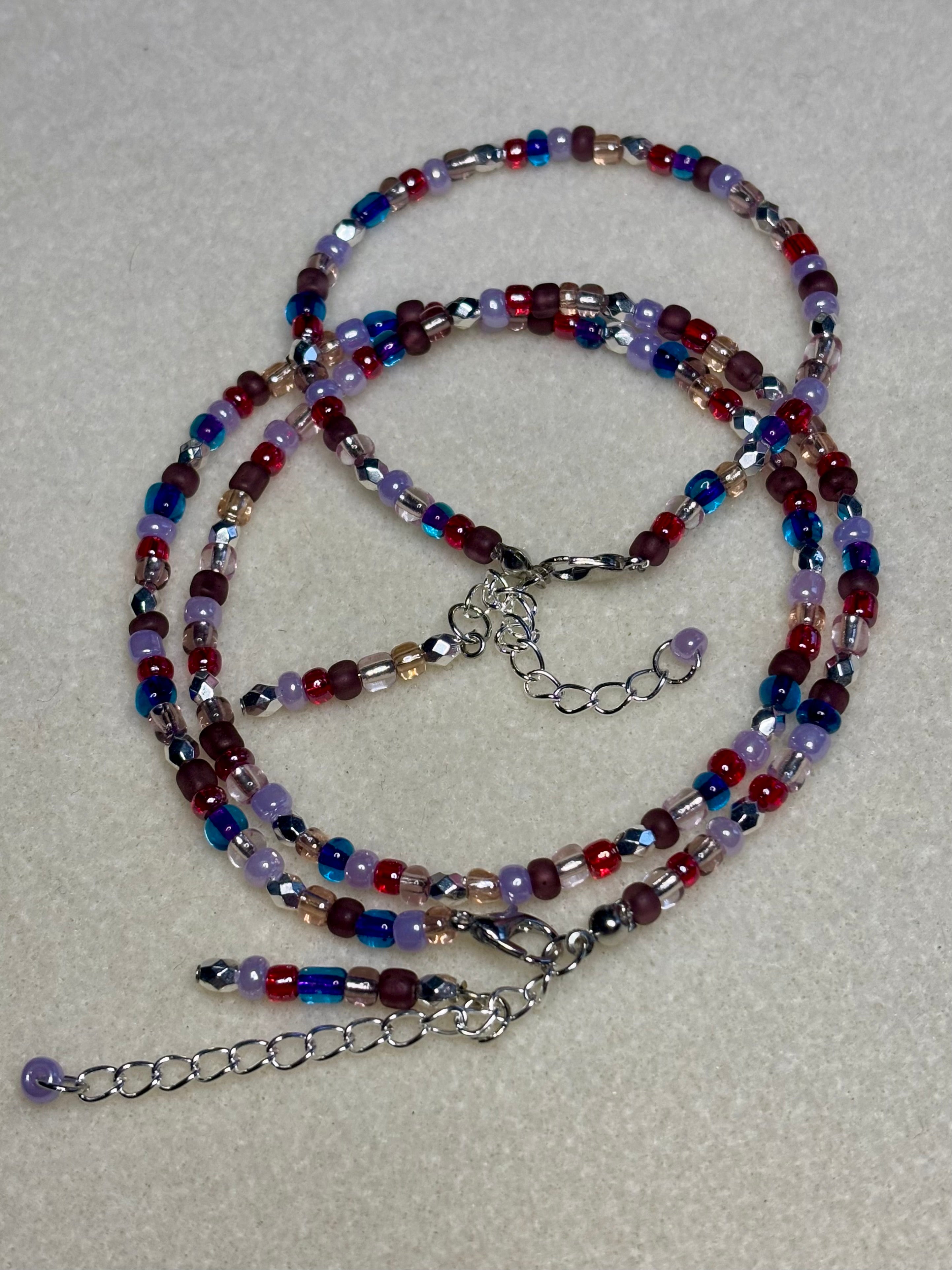 Handmade Beaded Necklace and Bracelet Set