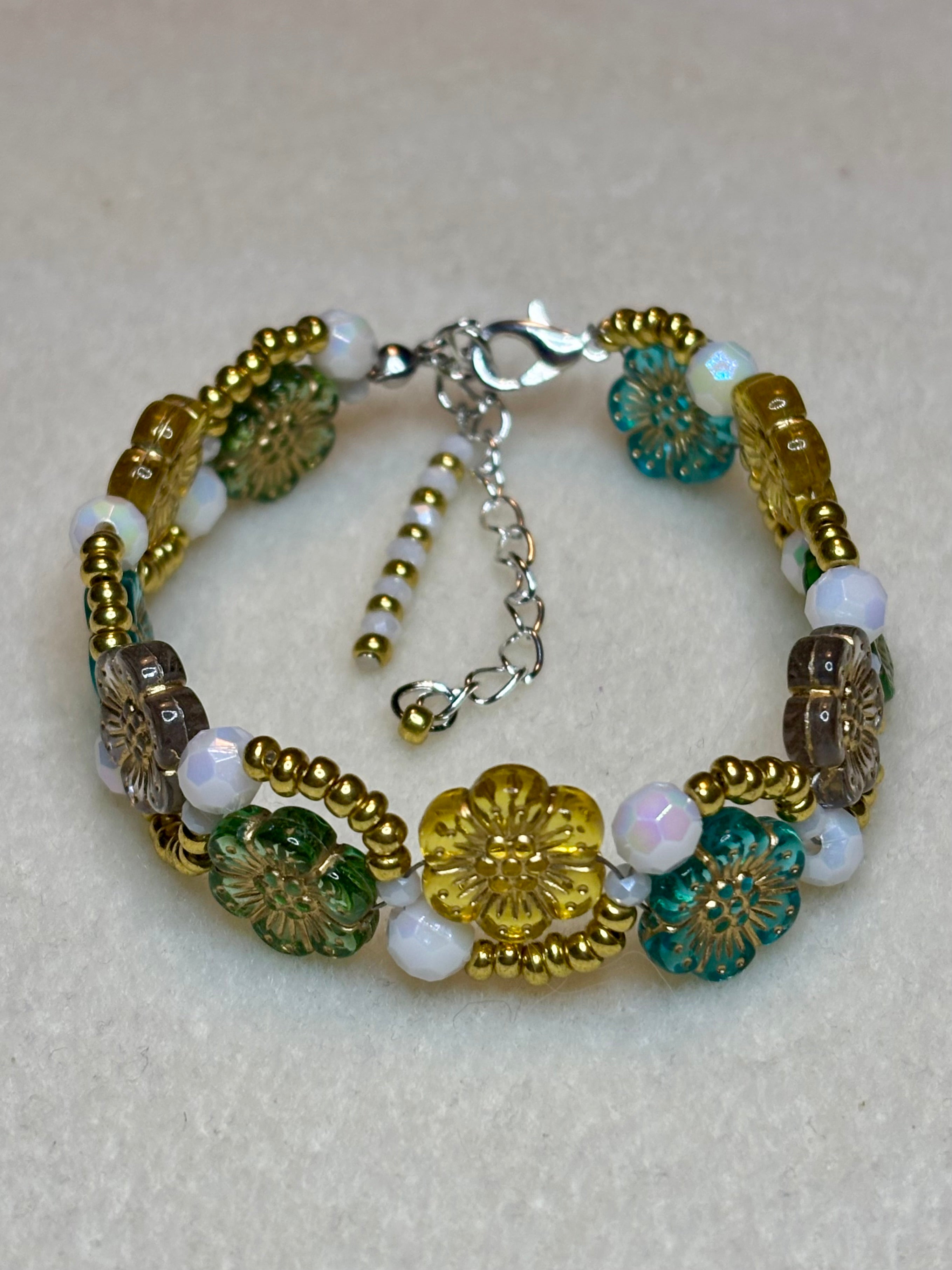 Handmade Beaded Bracelet Multi-colored