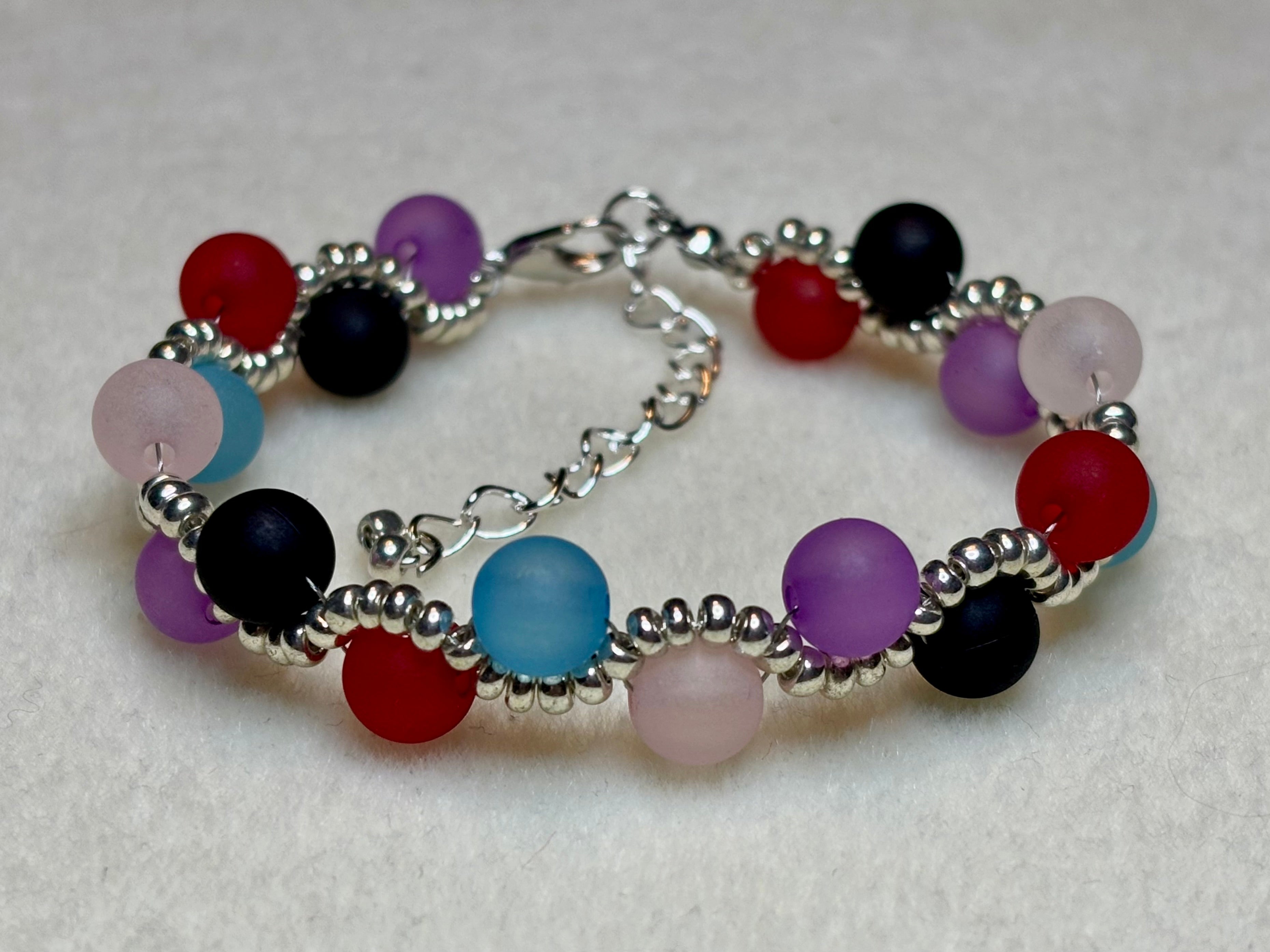 Handmade Beaded Bracelet Multi-colored