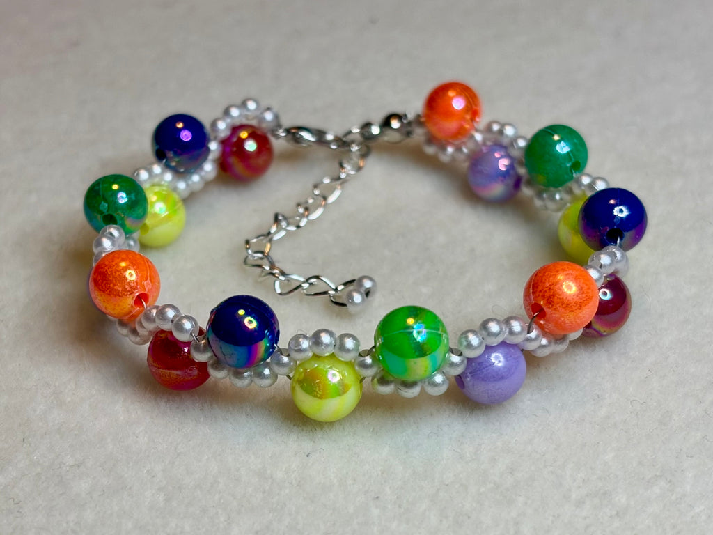 Handmade Beaded Bracelet Multi-colored