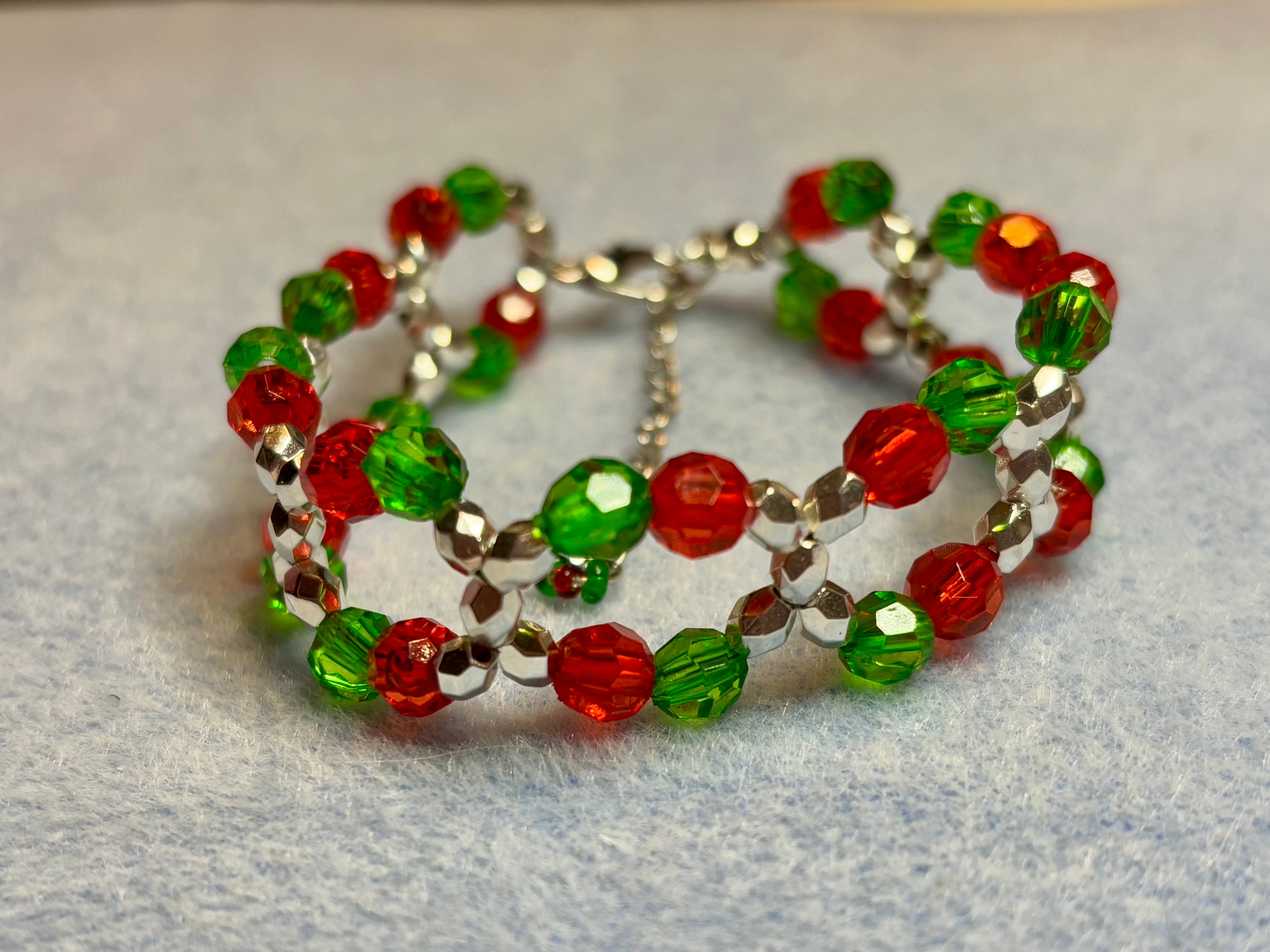 Handmade Holiday Bracelet