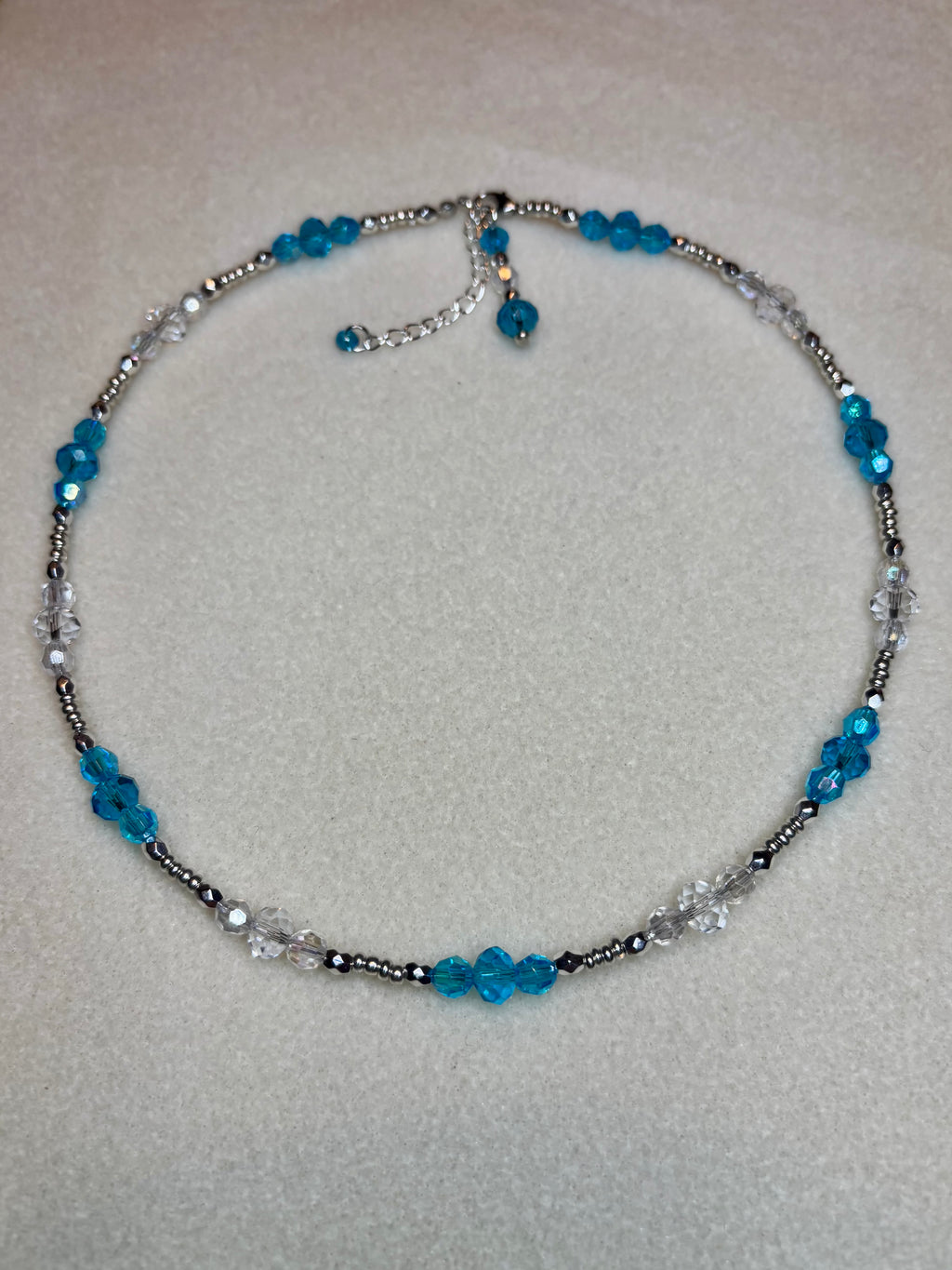Handmade Beaded Holiday Necklace and Bracelet Set
