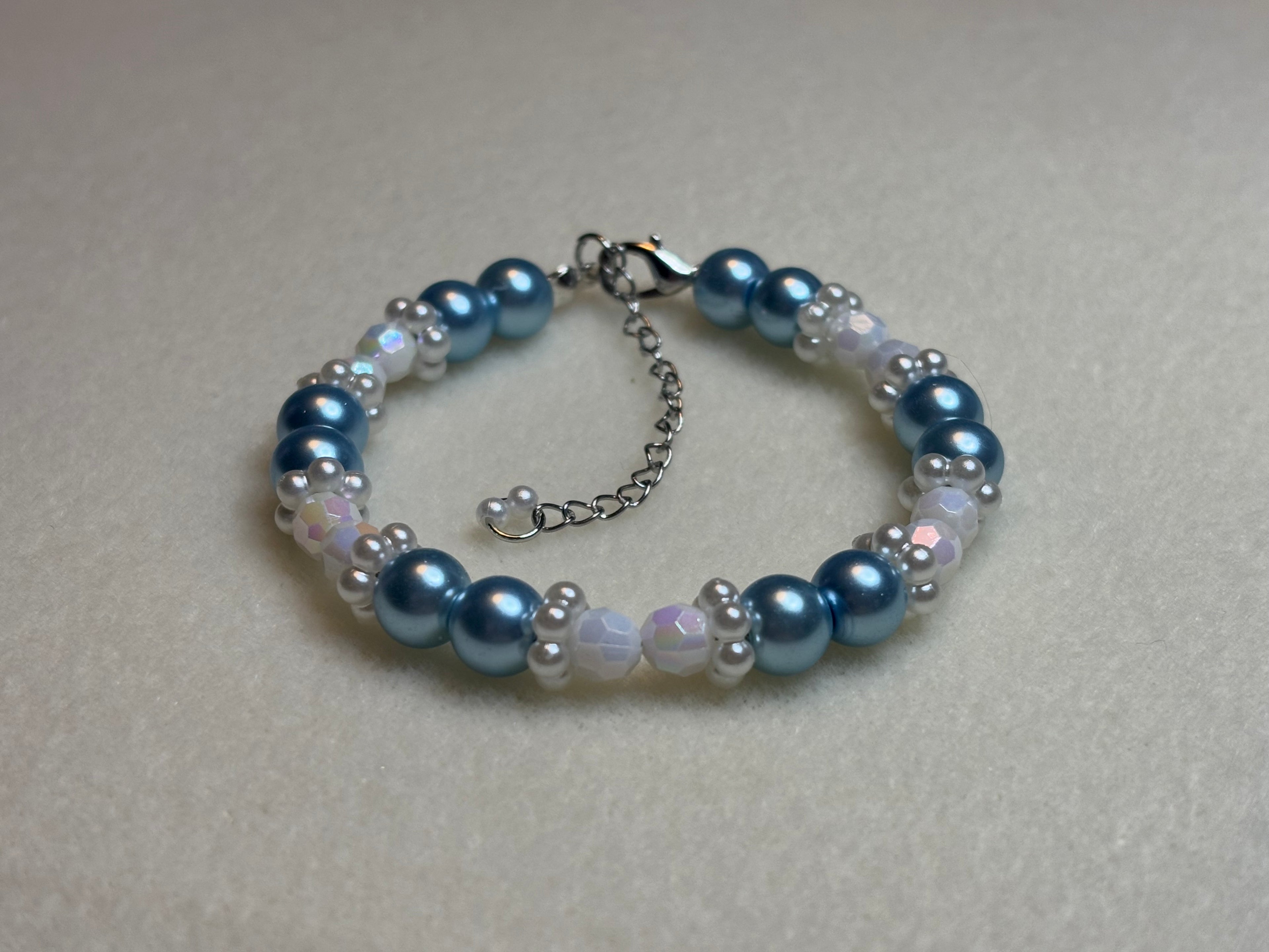 Handmade Beaded Holiday Bracelet