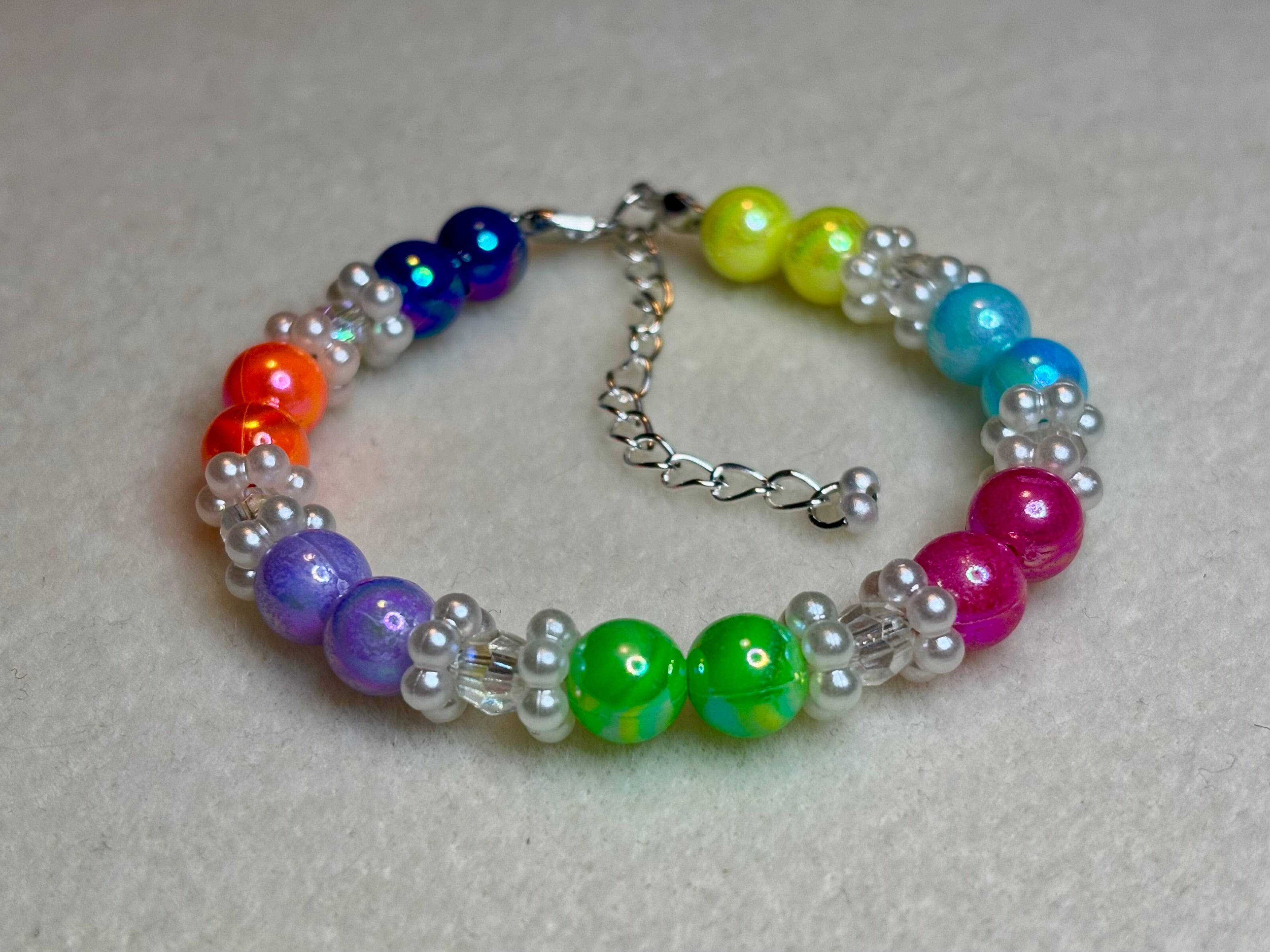Handmade Beaded Bracelet Multi-colored